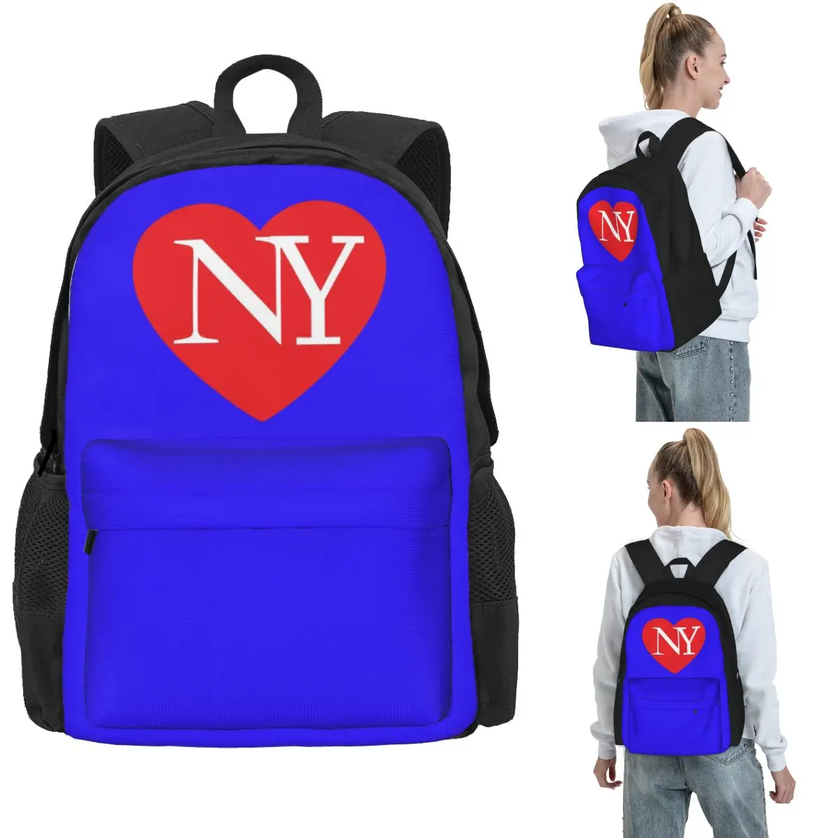 I Love New York Backpack Hot Sale Daypack Large Capacity Kids BookBag School Bag Shoulder Bags for Men Women
I Love New York Backpack Hot Sale Daypack Large Capacity Kids BookBag School Bag Shoulder Bags for Men Women