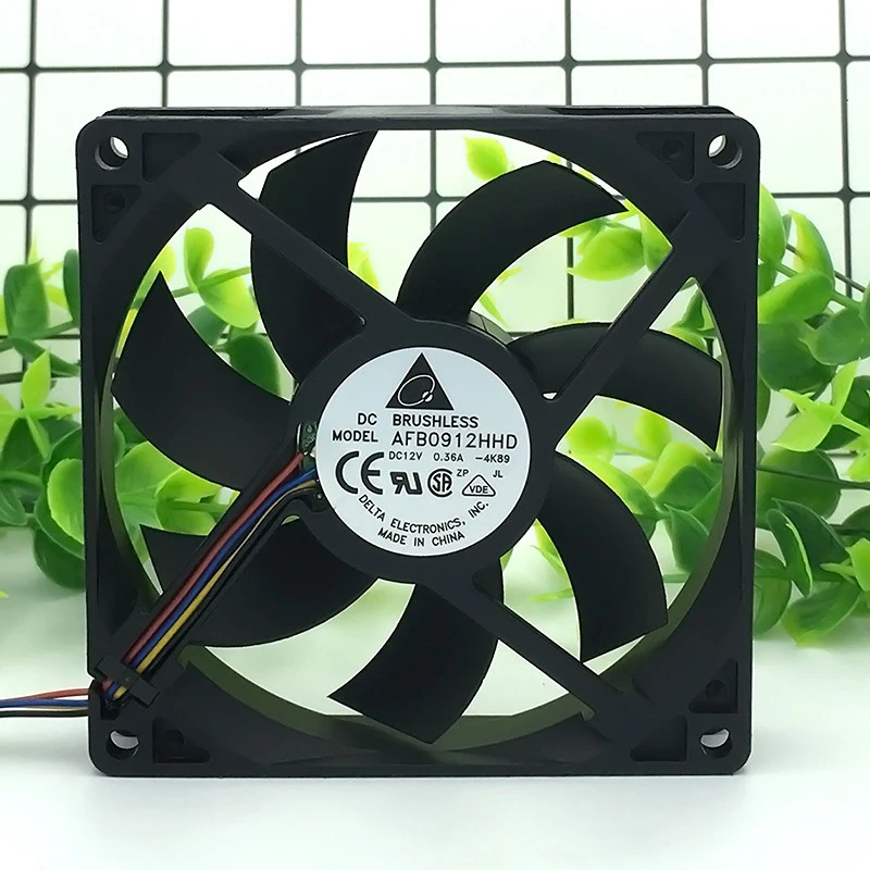 Y+FOR Delta AFB0912HHD Fan 12V 0.36A 90*90*20MM 4pin PWM Chassis Cooling Fan
Y+FOR Delta AFB0912HHD Fan 12V 0.36A 90*90*20MM 4pin PWM Chassis Cooling Fan