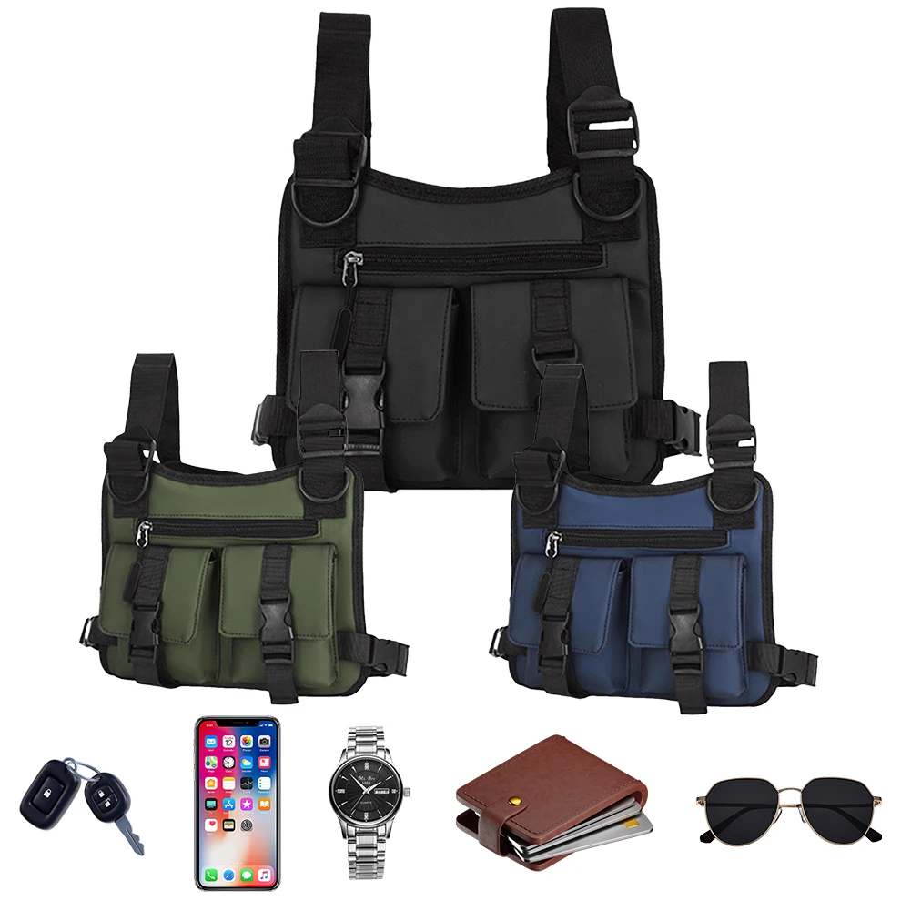 Chest Rig Bag Running Chest Pack Multi-Function Lightweight Vest Bag Adjustable Outdoor Chest Bag Waterproof for Running Camping
Chest Rig Bag Running Chest Pack Multi-Function Lightweight Vest Bag Adjustable Outdoor Chest Bag Waterproof for Running Camping