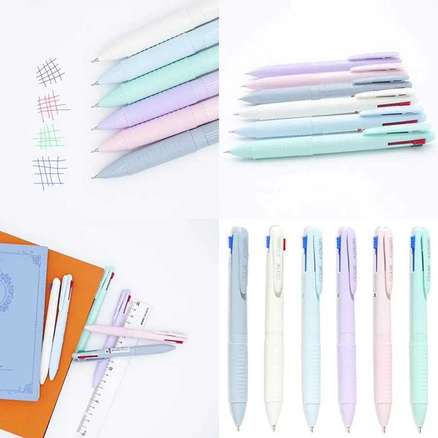 Multicolor Ballpoint Pen 0.5, 4-in-1 Colored Pens Fine Point, Ballpoint Gift Pens for Planner Journaling, Assorted Ink, 6-Count
Multicolor Ballpoint Pen 0.5, 4-in-1 Colored Pens Fine Point, Ballpoint Gift Pens for Planner Journaling, Assorted Ink, 6-Count