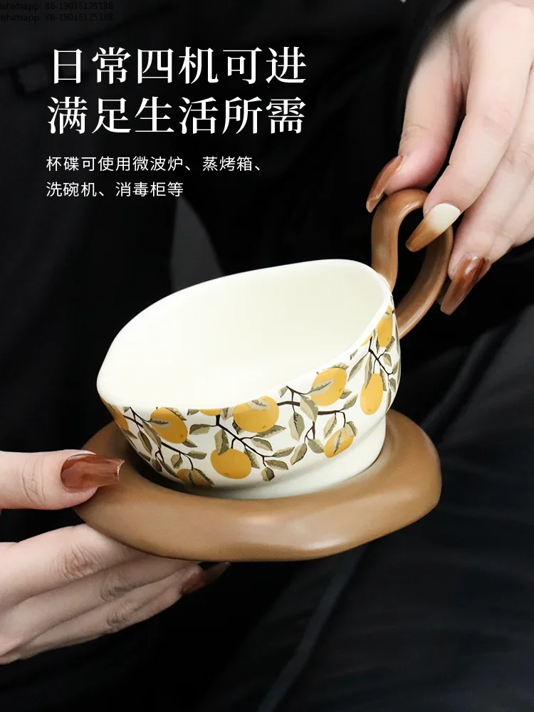 Coffee cup set Ceramic water Household Premium women's personal high-end exquisite tea
Coffee cup set Ceramic water Household Premium women's personal high-end exquisite tea