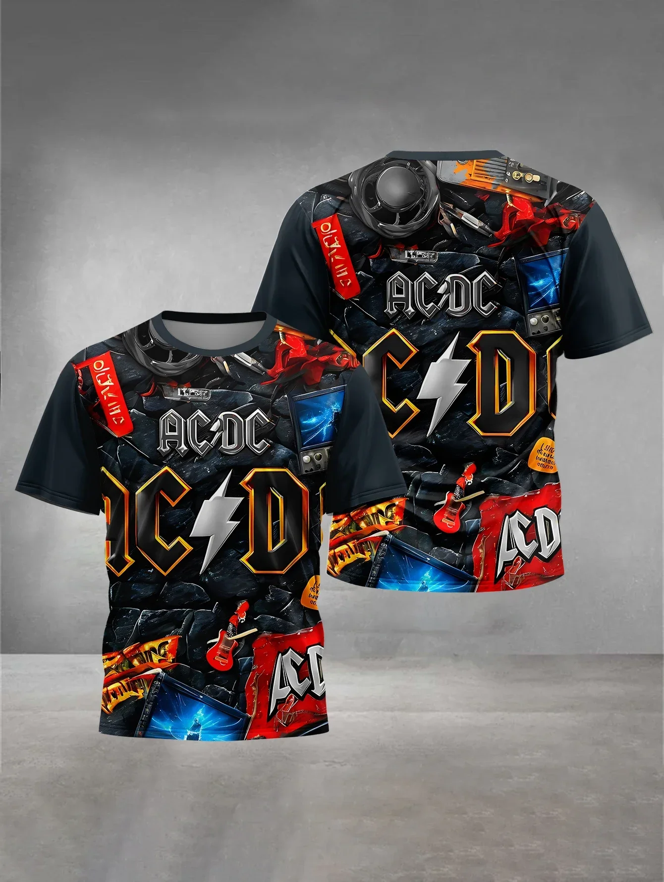 Metal Rock Band AC-DC 3D Printed Plus-size Men's and Women's T-shirts Hip Hop Rock Clothing Sports Quick Dry Breathable
Metal Rock Band AC-DC 3D Printed Plus-size Men's and Women's T-shirts Hip Hop Rock Clothing Sports Quick Dry Breathable