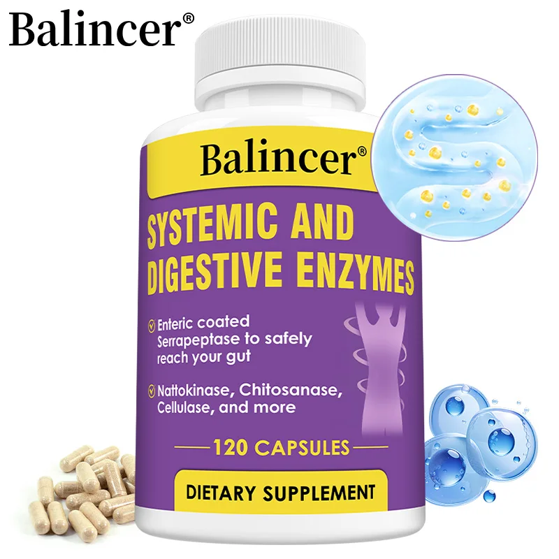 Digestive Enzyme Capsules, Prebiotic Probiotic, Gut Health & Bloating Relief, Promotes Nutrient Absorption, Colon Detoxification
Digestive Enzyme Capsules, Prebiotic Probiotic, Gut Health & Bloating Relief, Promotes Nutrient Absorption, Colon Detoxification
