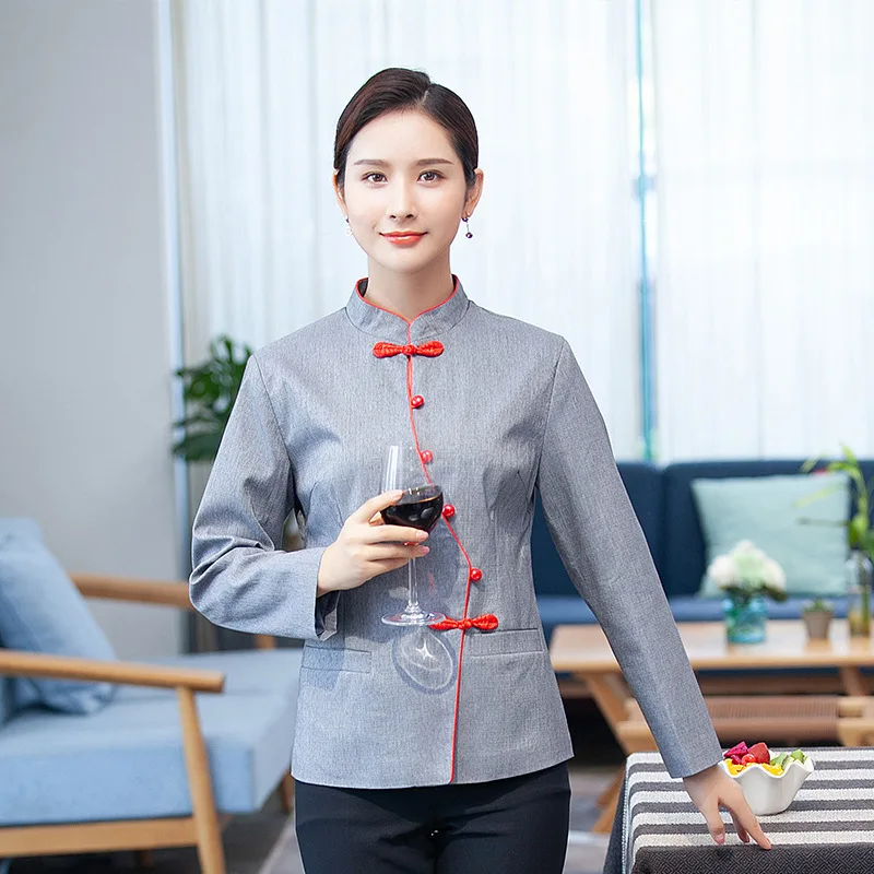 Cleaning workwear for women in property management, hotel room cleaning staff, breathable long-sleeve autumn and winter attire f
Cleaning workwear for women in property management, hotel room cleaning staff, breathable long-sleeve autumn and winter attire f