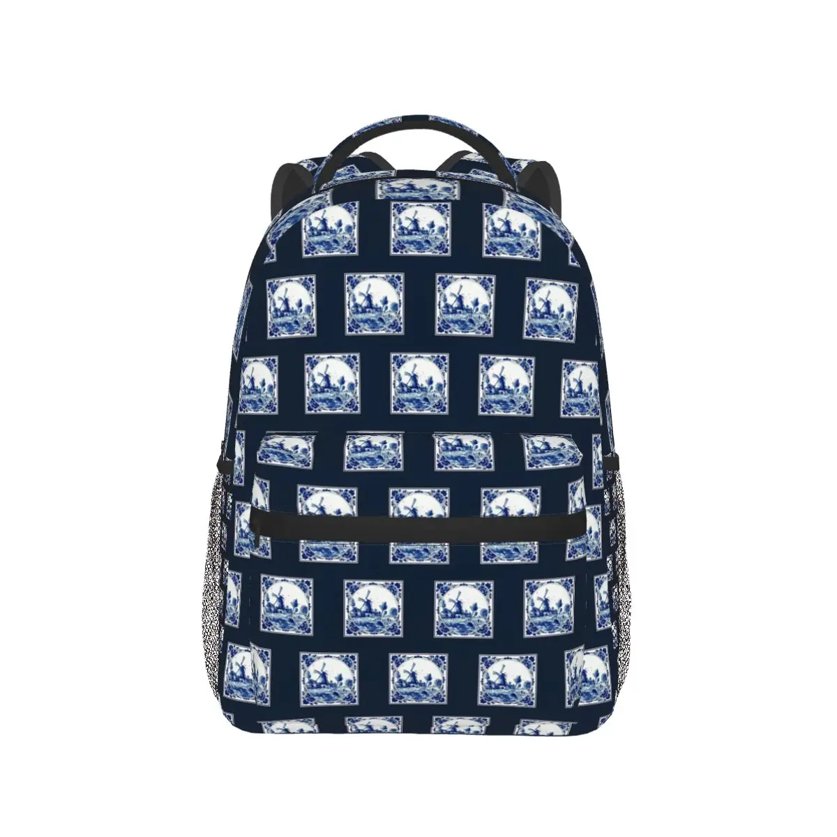 DUTCH BLUE DELFT Vintage Windmill And Bridge Print Backpack Hot Sale Daypack Children BookBag School Bag Shoulder Bags Men Women
DUTCH BLUE DELFT Vintage Windmill And Bridge Print Backpack Hot Sale Daypack Children BookBag School Bag Shoulder Bags Men Women