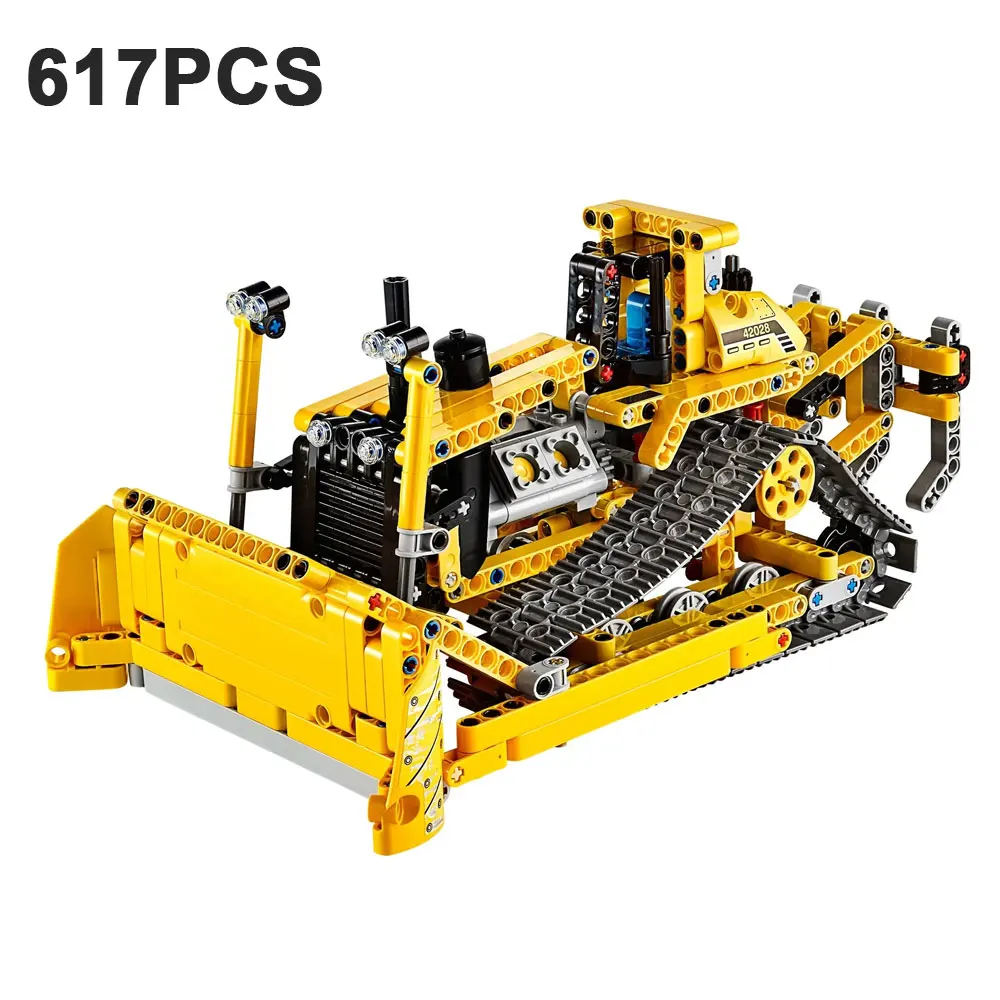 617PCS Technical 2in1 Bulldozer Trench Digger Vehicle Building Blocks City Construction Bricks Toys Gift For Kid Boy Adult
617PCS Technical 2in1 Bulldozer Trench Digger Vehicle Building Blocks City Construction Bricks Toys Gift For Kid Boy Adult