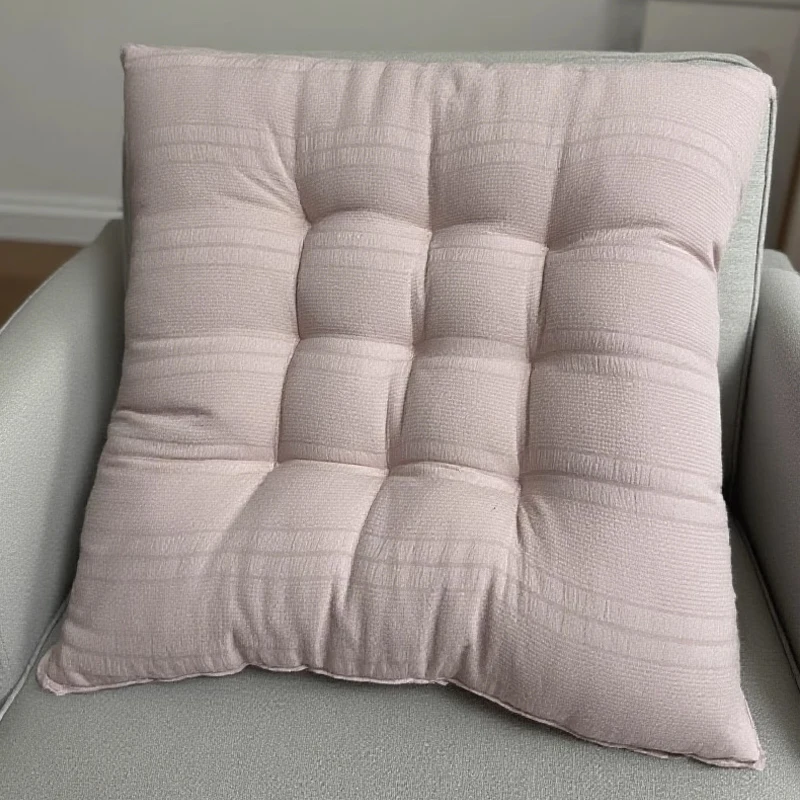 Solid Color Square/Round Chunky Seat Pads with Tie Strap Indoor and Outdoor Sofa Cushion Student Dormitory Chair Home Decoration 
Solid Color Square/Round Chunky Seat Pads with Tie Strap Indoor and Outdoor Sofa Cushion Student Dormitory Chair Home Decoration