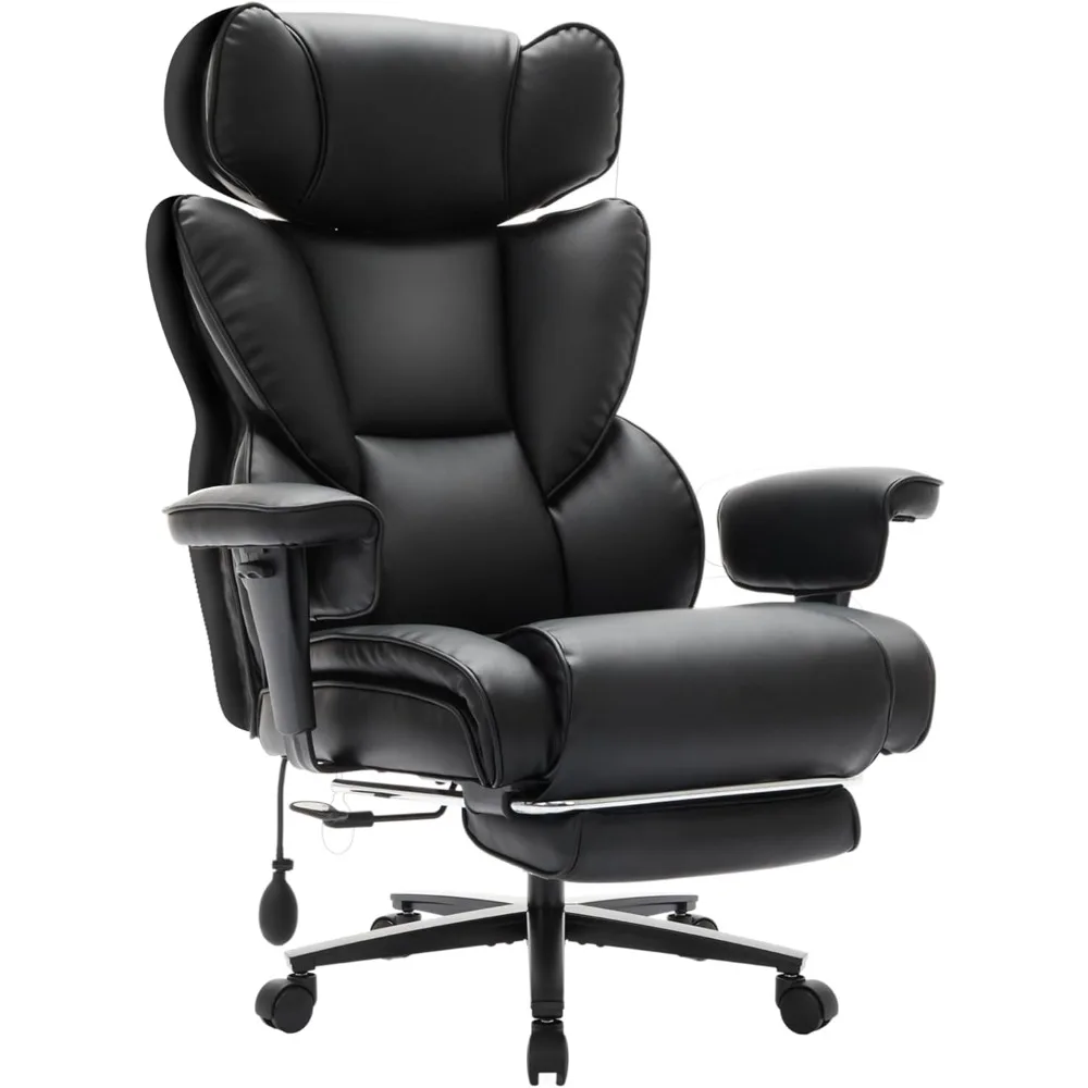 Big Tall Office Chair, Wide Heavy Duty Executive Office Chairs, High Back Swivel Computer Chair, Home Office Desk Chairs, with
Big Tall Office Chair, Wide Heavy Duty Executive Office Chairs, High Back Swivel Computer Chair, Home Office Desk Chairs, with