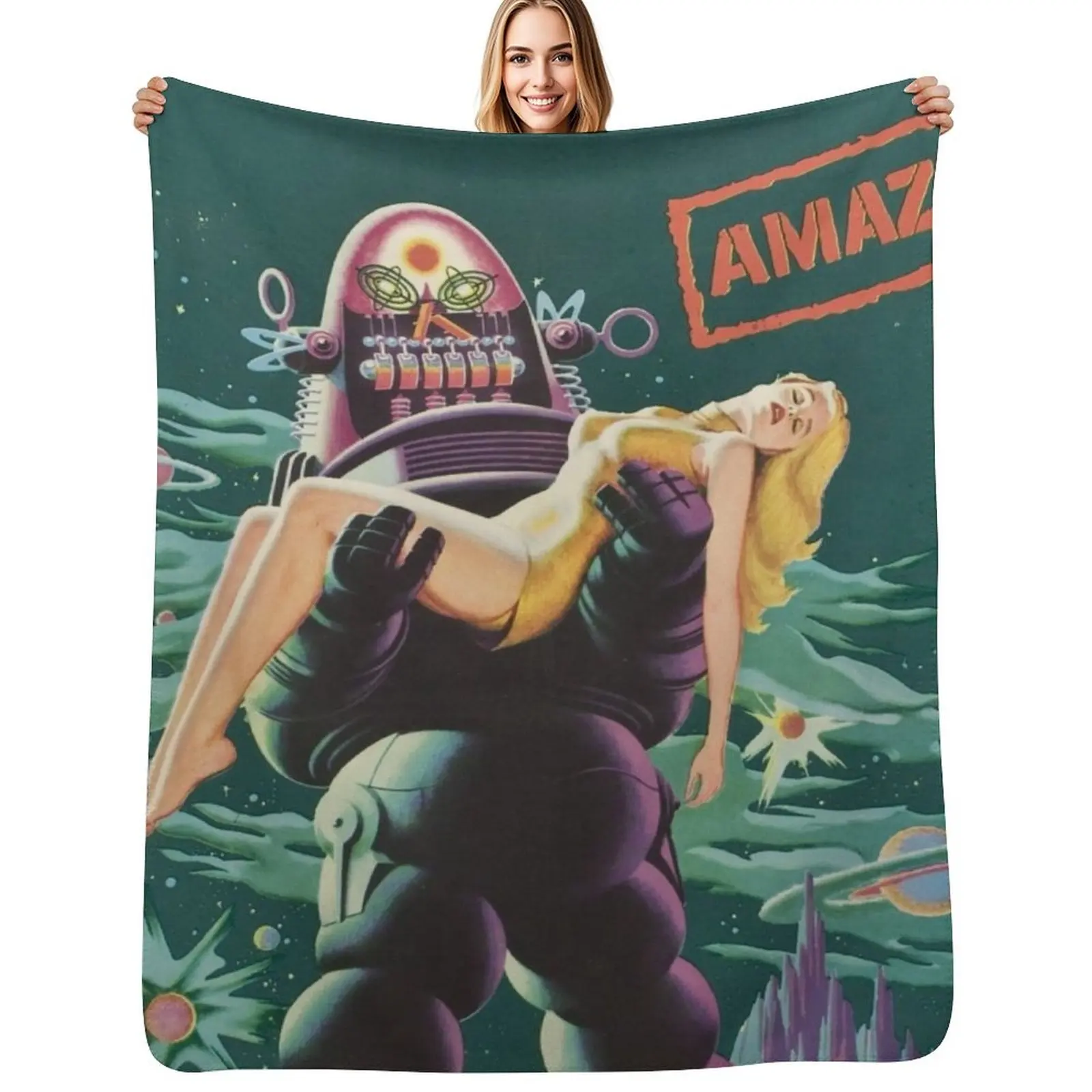 Forbidden Planet Throw Blanket All Season Soft Lightweight Blanket for Home
Forbidden Planet Throw Blanket All Season Soft Lightweight Blanket for Home
