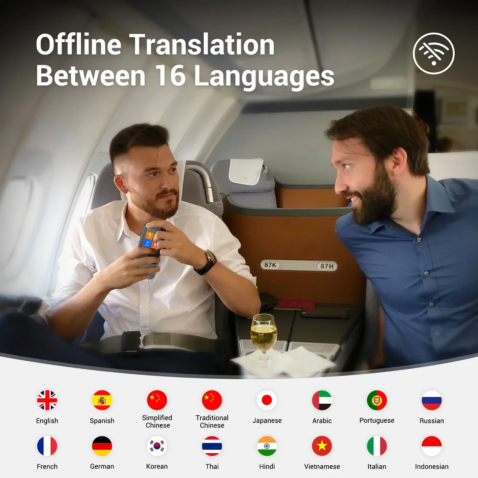 New Wooask W09 Translation Device Instant Voice Offline Translator Support 144 Languages 98% Accuracy For Travel B
New Wooask W09 Translation Device Instant Voice Offline Translator Support 144 Languages 98% Accuracy For Travel B