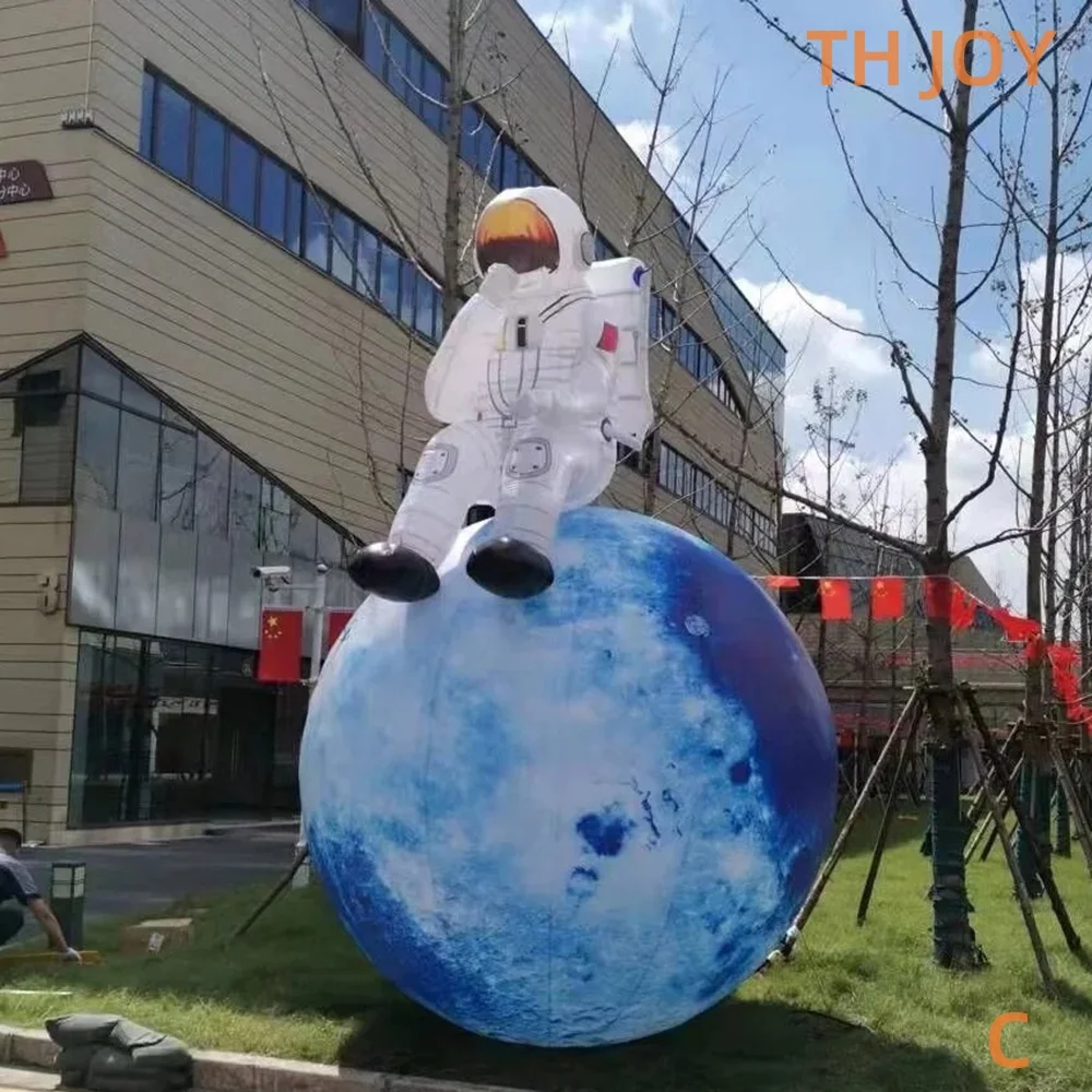 fast air ship to door, Inflatable Astronaut Sitting on Moon, 4m dia moon with spaceman inflatbles for Advertising Decoration
fast air ship to door, Inflatable Astronaut Sitting on Moon, 4m dia moon with spaceman inflatbles for Advertising Decoration