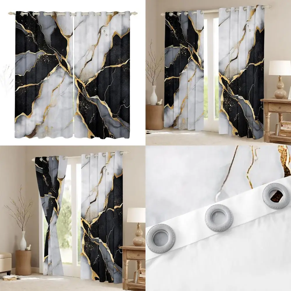 Шторы для окон с мраморным принтом 52x96, футболки с абстрактным серо-золотым рисунком, панели для комнаты в стиле белого золотого мрамора
Шторы для окон с мраморным принтом 52x96, футболки с абстрактным серо-золотым рисунком, панели для комнаты в стиле белого золотого мрамора