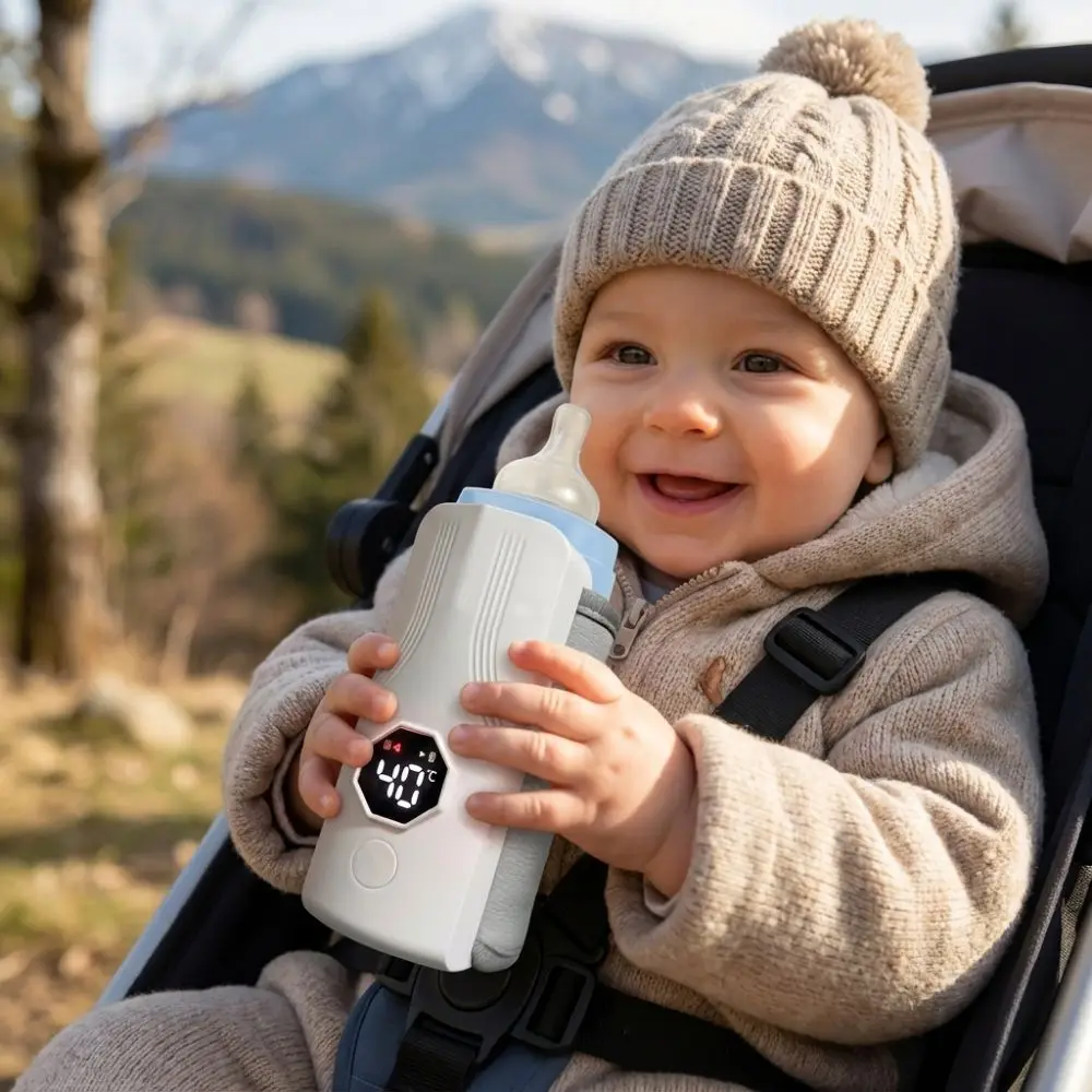 6 Level Temp Control Baby Milk Warmer BPA Free Cordless Breast Bottle Warmer Temperature Adjustable LED Display
6 Level Temp Control Baby Milk Warmer BPA Free Cordless Breast Bottle Warmer Temperature Adjustable LED Display