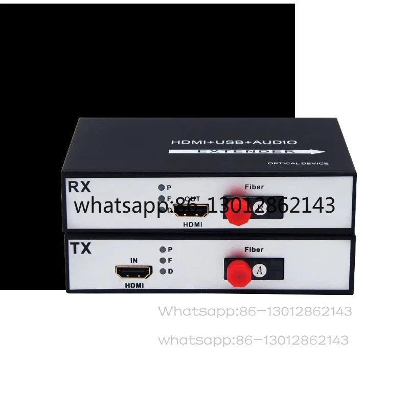 4K high definition 1080P audio & video to fiber optic transceiver KVM extender single mode single fiber with USB
4K high definition 1080P audio & video to fiber optic transceiver KVM extender single mode single fiber with USB