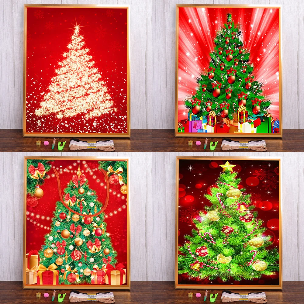 Christmas Tree Pre-Printed 11CT Cross Stitch Set DIY Embroidery Knitting Craft Handmade Handicraft Promotions Home Decor Stamped
Christmas Tree Pre-Printed 11CT Cross Stitch Set DIY Embroidery Knitting Craft Handmade Handicraft Promotions Home Decor Stamped