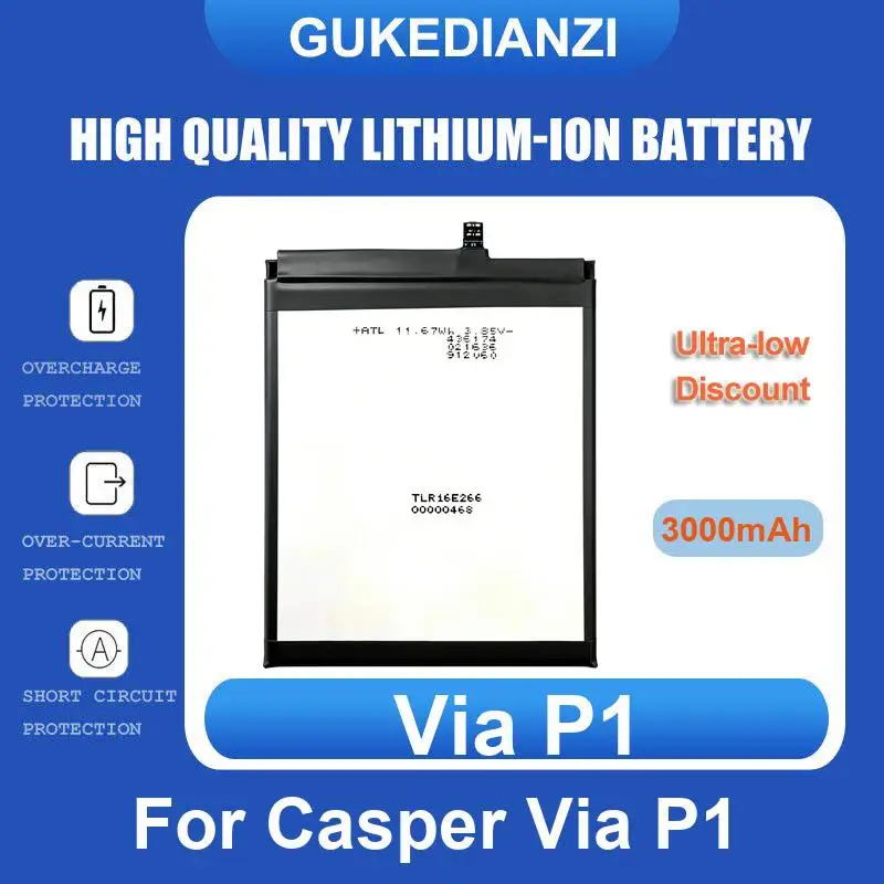 Battery For Casper Via P1 S M2
Battery For Casper Via P1 S M2