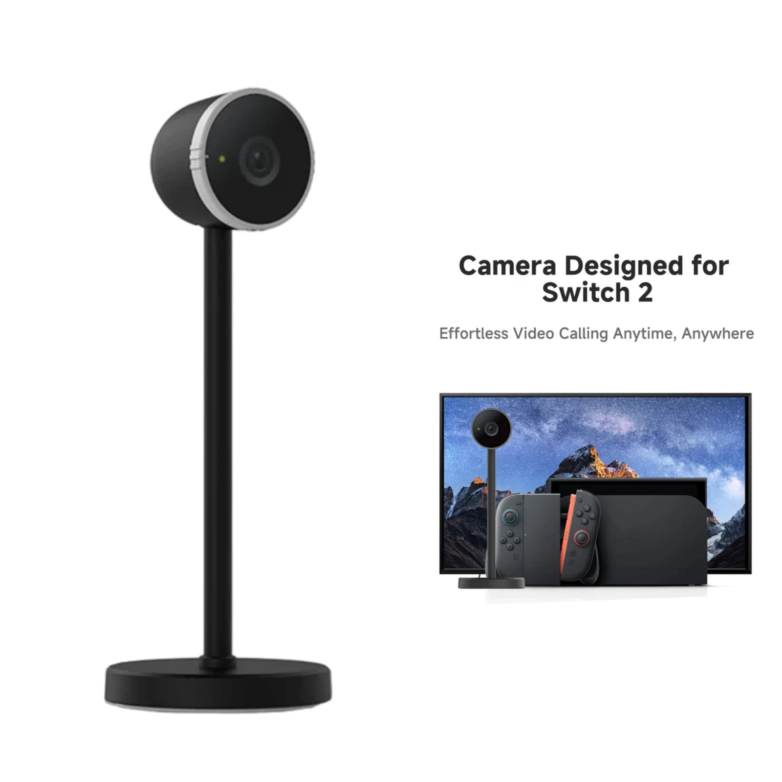 Веб-камера 1080P HD Plug-and-Play для Switch 2 (2025) с регулируемым углом наклона для AR-игр и видеозвонков, подключение USB-C, 60 кадров/с, VL020
Веб-камера 1080P HD Plug-and-Play для Switch 2 (2025) с регулируемым углом наклона для AR-игр и видеозвонков, подключение USB-C, 60 кадров/с, VL020