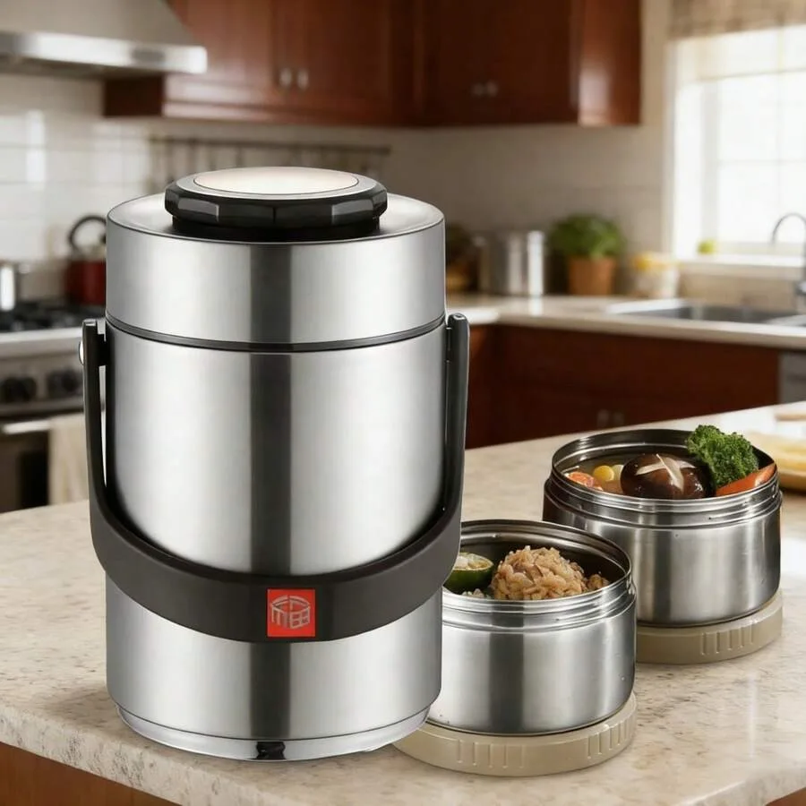 2-Tier Stainless Steel Lunch Box - 51 Oz Leakproof and Vacuum ulated Lunch Containers, Wide Mouth Soup Jar, Food Containers For
2-Tier Stainless Steel Lunch Box - 51 Oz Leakproof and Vacuum ulated Lunch Containers, Wide Mouth Soup Jar, Food Containers For