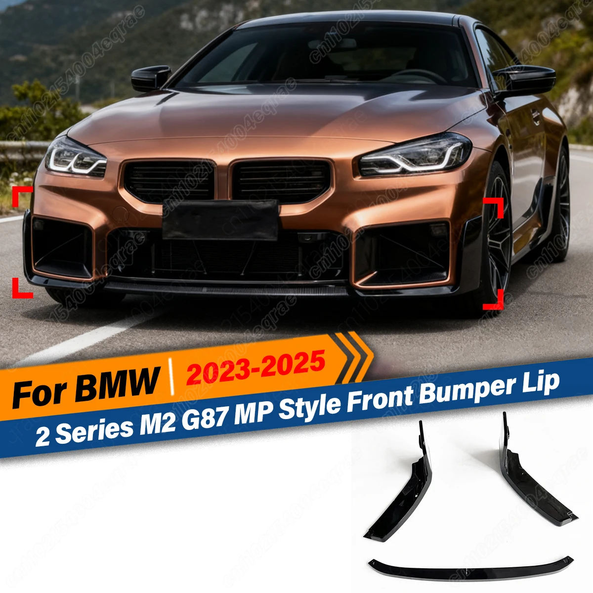 For BMW 2 Series M2 G87 2023 2024 MP Style Front Bumper Spoiler Splitter Lip Lower Guard Blade Splitter Body Kit Accessories
For BMW 2 Series M2 G87 2023 2024 MP Style Front Bumper Spoiler Splitter Lip Lower Guard Blade Splitter Body Kit Accessories