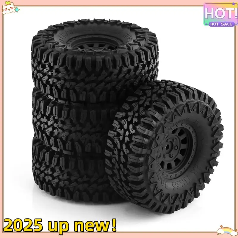 4PCS 110Mm Wheels Tires For 1/10 RC Rock Crawler Axial SCX10 SCX10 II 90046 TRX4 RC4WD D90 RC Car Replacement Black
4PCS 110Mm Wheels Tires For 1/10 RC Rock Crawler Axial SCX10 SCX10 II 90046 TRX4 RC4WD D90 RC Car Replacement Black