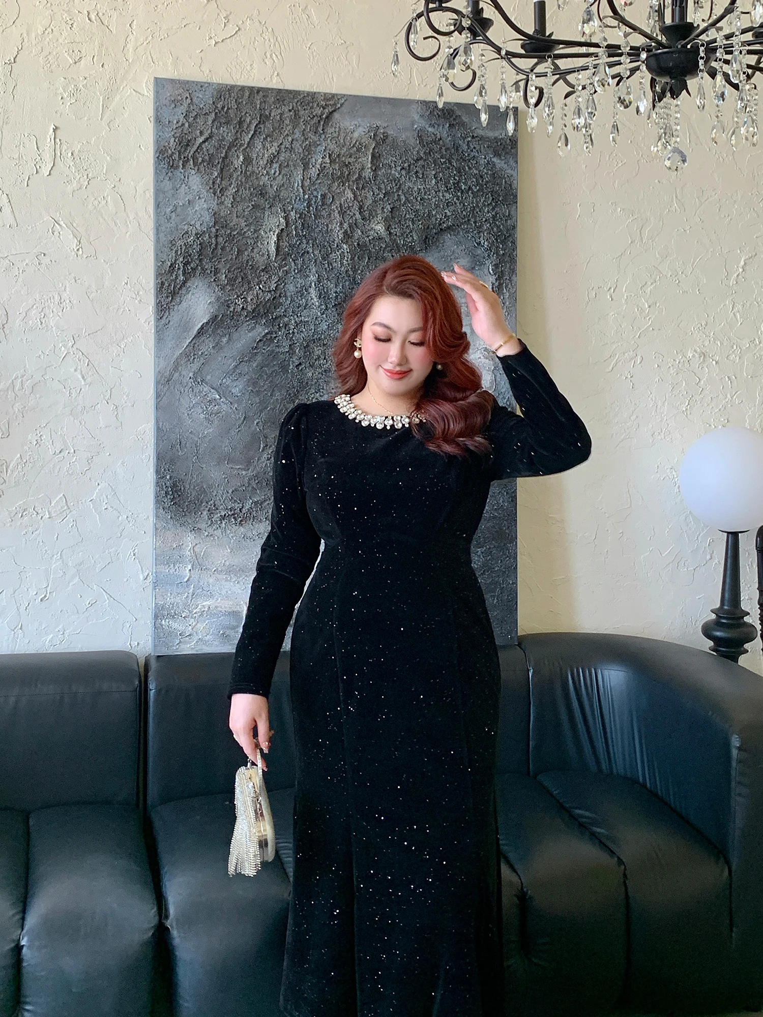 GLEC большие размеры, женские модные блестки Fi Tail Dr Hepburn Sle, осень-зима, Новое поступление, винтажное тяжелое дрель Dr
GLEC большие размеры, женские модные блестки Fi Tail Dr Hepburn Sle, осень-зима, Новое поступление, винтажное тяжелое дрель Dr