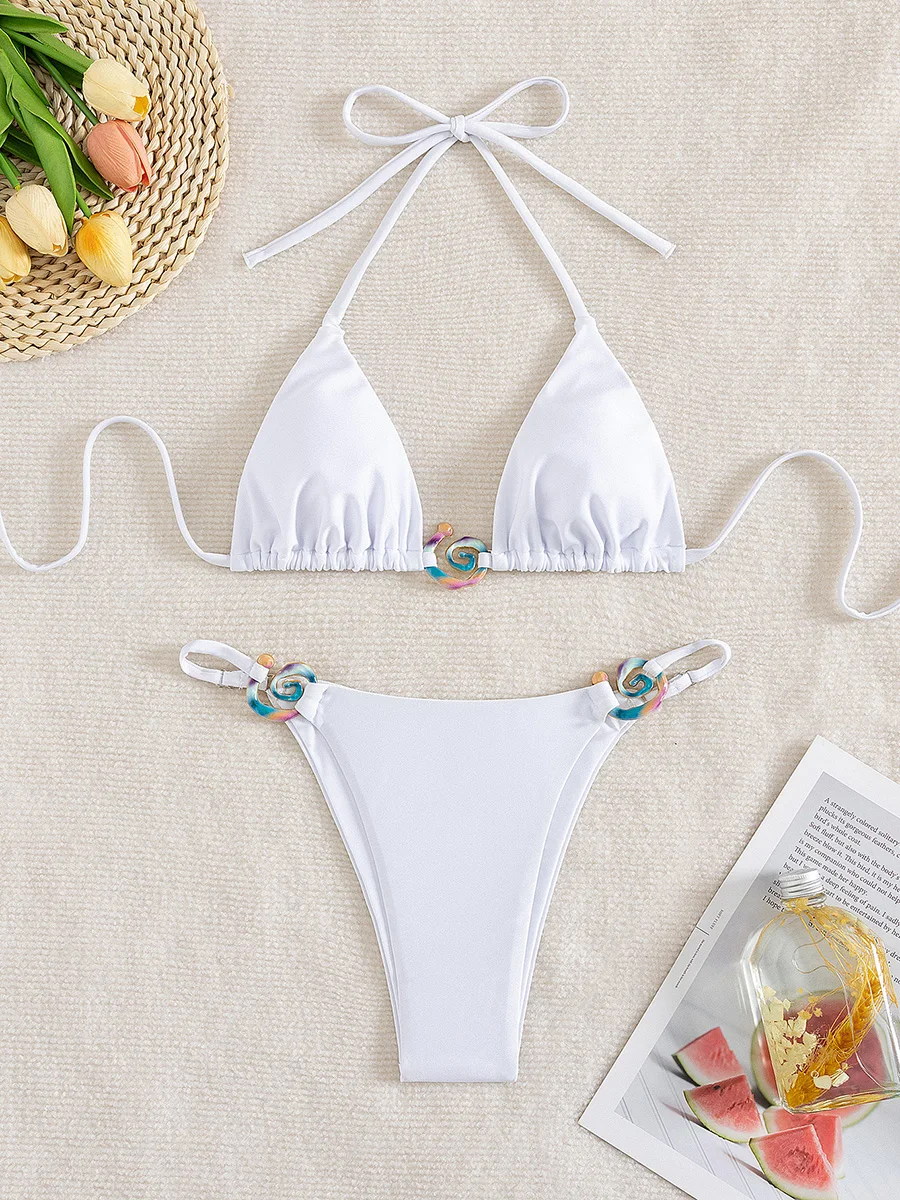 Micro Bikinis Sexy Women Swimsuits Swimwear 2025 Push Up Bikini Set ins Bathing Suit Halter Beachwear Brazilian Biquini Female
Micro Bikinis Sexy Women Swimsuits Swimwear 2025 Push Up Bikini Set ins Bathing Suit Halter Beachwear Brazilian Biquini Female