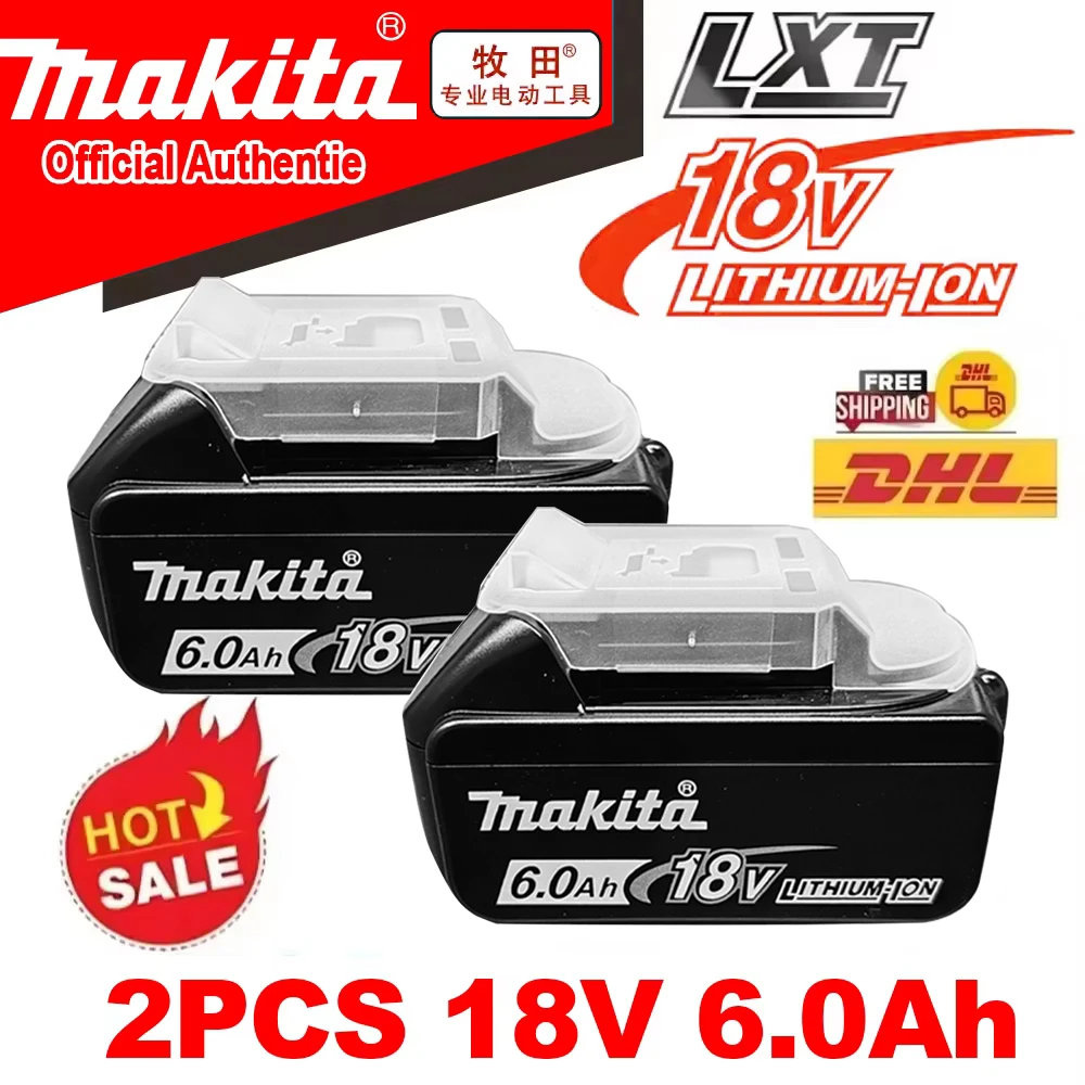 Makita Genuine 18V Battery 6Ah Rechargeable Power Tools Battery 18V makita with LED Li-ion Replacement LXT BL1860B BL1860 BL1850
Makita Genuine 18V Battery 6Ah Rechargeable Power Tools Battery 18V makita with LED Li-ion Replacement LXT BL1860B BL1860 BL1850