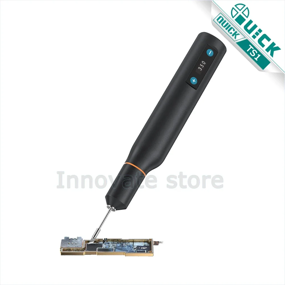 Electric Soldering Irons QUICK TS1 Smart portable soldering iron 10W OLED display Type-C charging 2600mAh Temperature 100~420℃
Electric Soldering Irons QUICK TS1 Smart portable soldering iron 10W OLED display Type-C charging 2600mAh Temperature 100~420℃