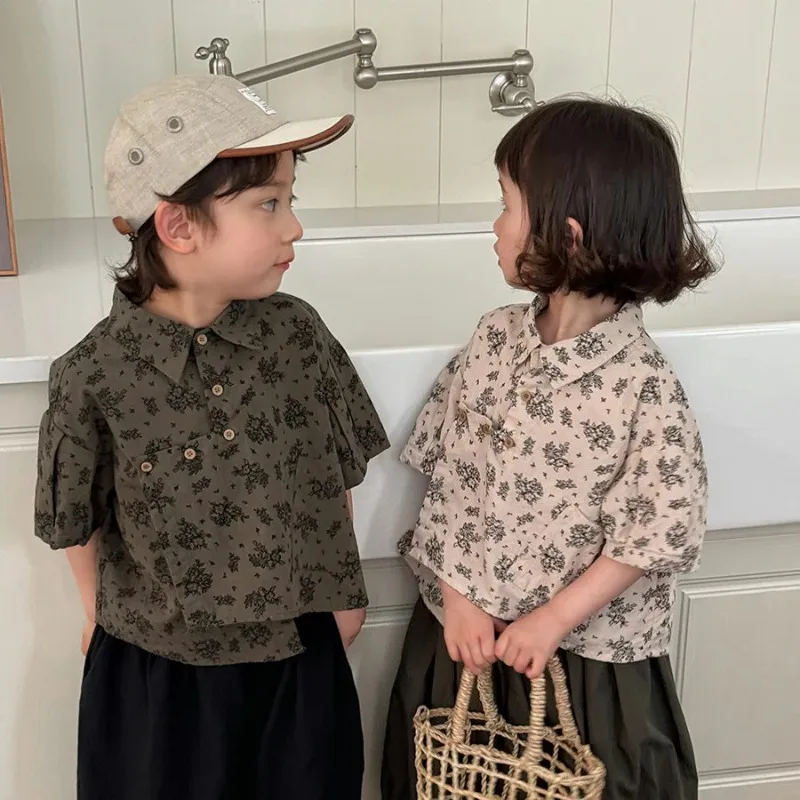 2025 New Summer Baby Boys Printed Shirts Short Sleeve Tops Children Casual Loose Irregular shirt
2025 New Summer Baby Boys Printed Shirts Short Sleeve Tops Children Casual Loose Irregular shirt