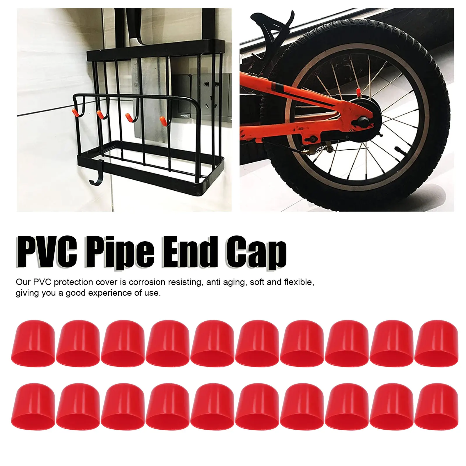 20Pcs Red PVC Thread Protection Cover Corrosion Proof Elastic Flame Retardant Lightweight Screw Thread End Cap Cover for Pipe
20Pcs Red PVC Thread Protection Cover Corrosion Proof Elastic Flame Retardant Lightweight Screw Thread End Cap Cover for Pipe
