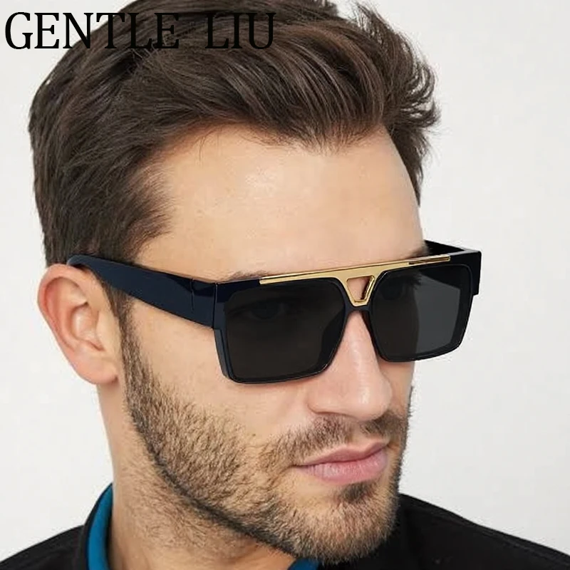 Punk Polarized Shield Square Steampunk Sunglasses Men 2025 Luxury Brand Trendy Classic Sun Glasses Eyewear UV400 Shades Driving
Punk Polarized Shield Square Steampunk Sunglasses Men 2025 Luxury Brand Trendy Classic Sun Glasses Eyewear UV400 Shades Driving