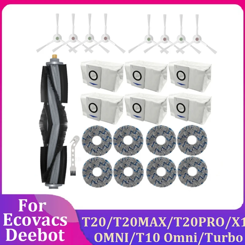 Акция! Набор аксессуаров 24 шт. Для Ecovacs Deebot T20/T20MAX/T20PRO/X1 OMNI/T10 Omni/Turbo Запчасти для робота-пылесоса
Акция! Набор аксессуаров 24 шт. Для Ecovacs Deebot T20/T20MAX/T20PRO/X1 OMNI/T10 Omni/Turbo Запчасти для робота-пылесоса