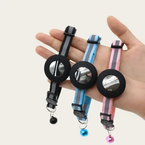 Pet GPS Collar for Cats Anti-Loss Intelligent Locator with Highly Reflective Nylon Strap And Silicone Safety Separation