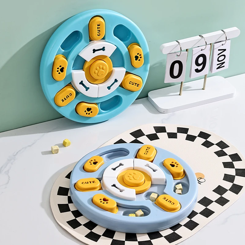 Small Size PP Slow Feeder Dog Bowl Puzzle Toy Turntables Squeaky Steel Indoor Training Toy Mentally Stimulating Enrichment Cats
Small Size PP Slow Feeder Dog Bowl Puzzle Toy Turntables Squeaky Steel Indoor Training Toy Mentally Stimulating Enrichment Cats