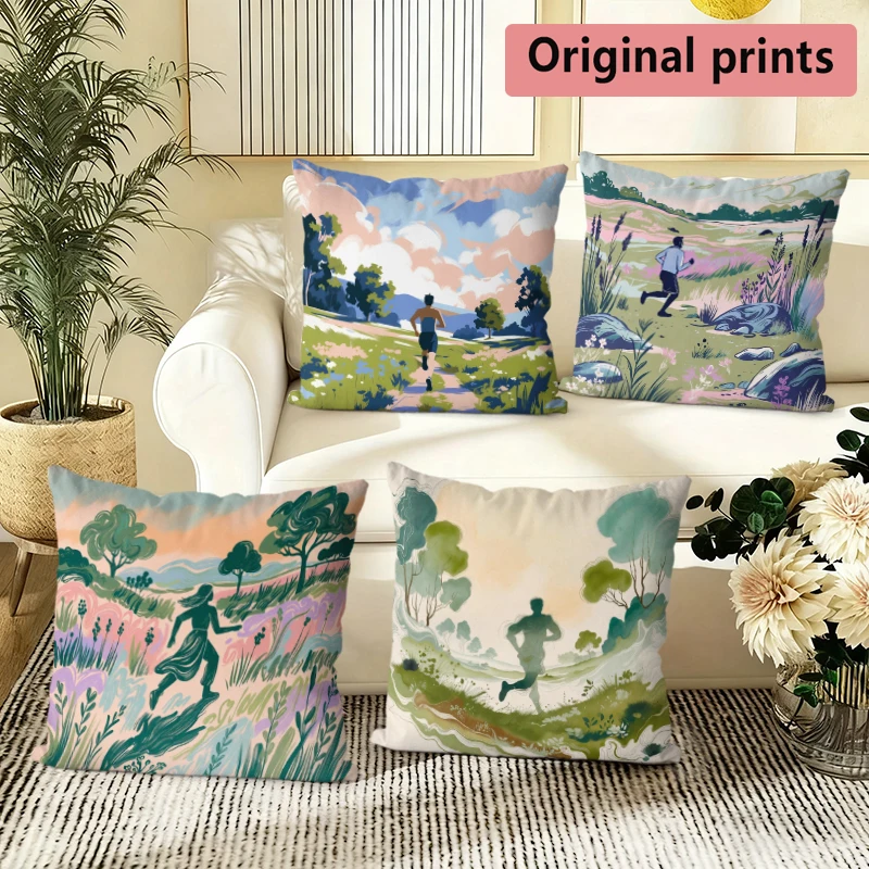 Running Nature Scene Throw Pillow Covers Pattern Cushion Cover Suitable for Sofa Bedroom Car Pillow Cover
Running Nature Scene Throw Pillow Covers Pattern Cushion Cover Suitable for Sofa Bedroom Car Pillow Cover