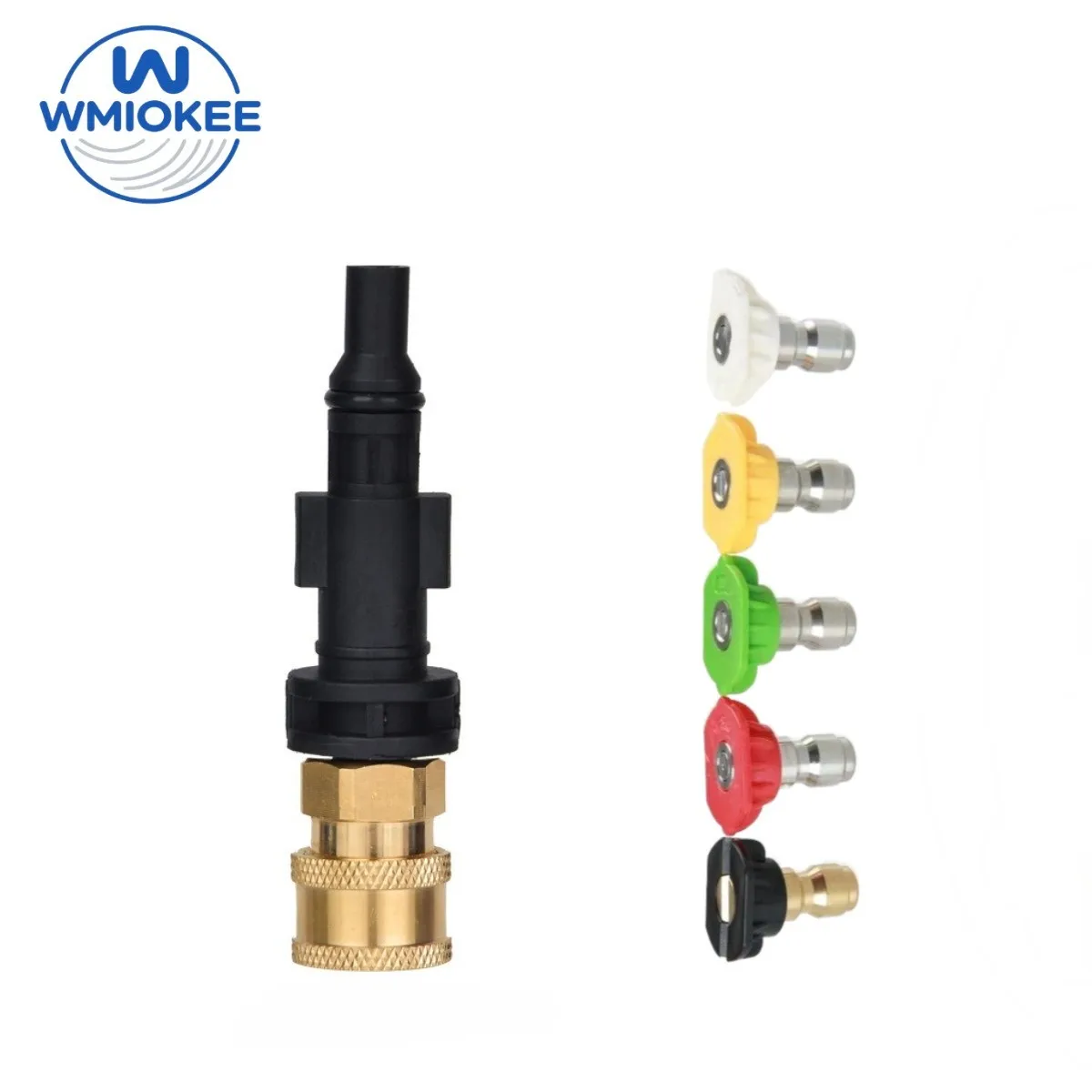 High-Pressure Washer Quick Connect Adapter with Nozzles 1/4 Inch Quick Plug Interface Compatible with LAVOR Sterwins Parkside
High-Pressure Washer Quick Connect Adapter with Nozzles 1/4 Inch Quick Plug Interface Compatible with LAVOR Sterwins Parkside