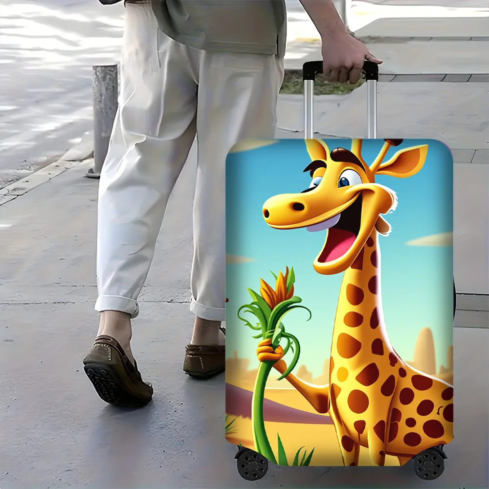 1PC Cartoon Deer Print luggage cover for luggage sizes 18-32 inches; dust and elastic travel accessories to effectively prote
1PC Cartoon Deer Print luggage cover for luggage sizes 18-32 inches; dust and elastic travel accessories to effectively prote