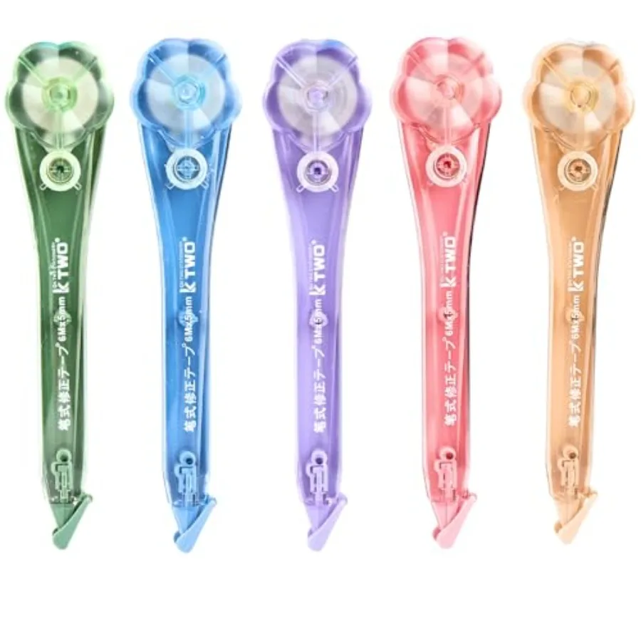 5-Pack Correction Tape Pen, as Smooth as Writing, Dry Instantly, Stretch Resistant, Noiseless Correction Pen, Writing Supplies
5-Pack Correction Tape Pen, as Smooth as Writing, Dry Instantly, Stretch Resistant, Noiseless Correction Pen, Writing Supplies