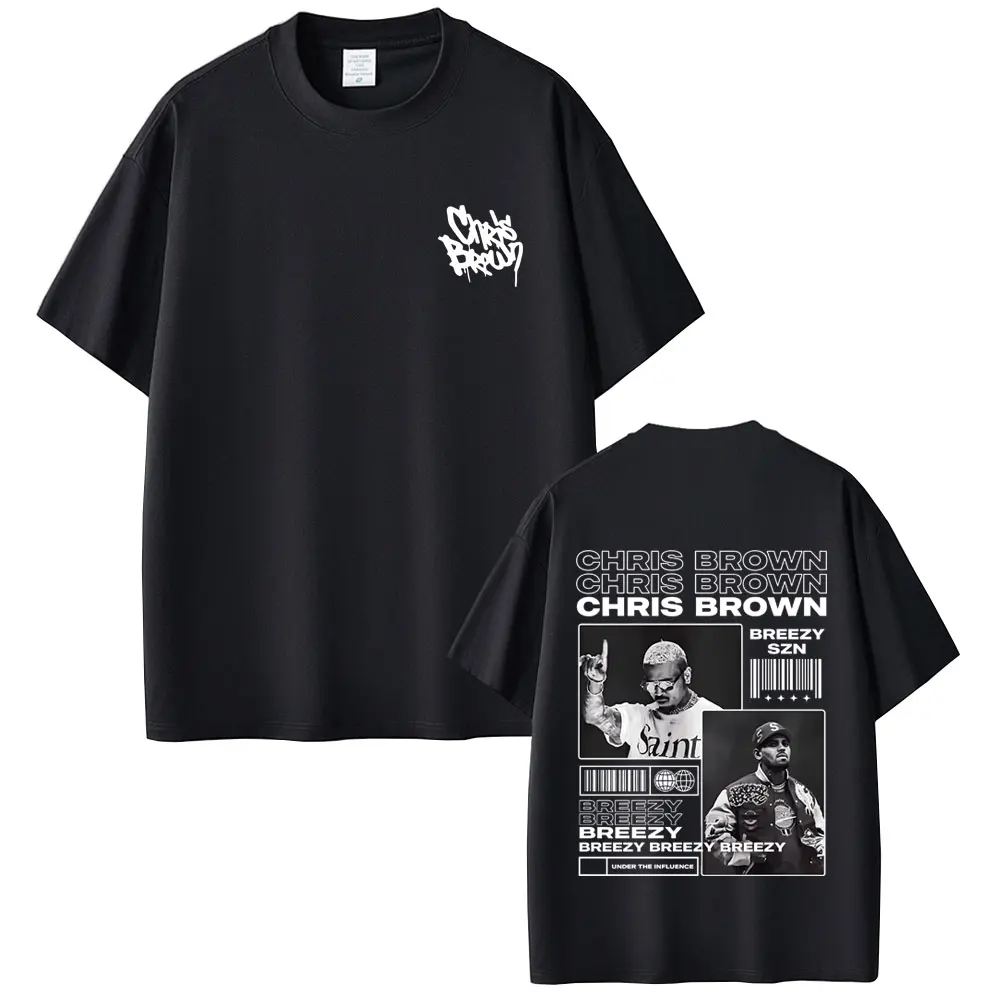 Rapper Chris Brown Breezy Bowl XX Tour 2026 T-shirt Men Women Hip Hop Fashion Pop Music T Shirts Casual Cotton Vintage T-shirts
Rapper Chris Brown Breezy Bowl XX Tour 2026 T-shirt Men Women Hip Hop Fashion Pop Music T Shirts Casual Cotton Vintage T-shirts