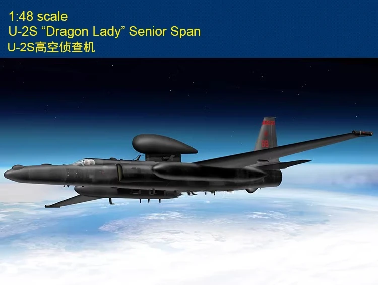 Trumpeter 81785 U-2S "Dragon Lady" Senior Span 1/48 Military Assembling Scale Model Kit DIY Toy,for Collection Birthday Gift
Trumpeter 81785 U-2S "Dragon Lady" Senior Span 1/48 Military Assembling Scale Model Kit DIY Toy,for Collection Birthday Gift