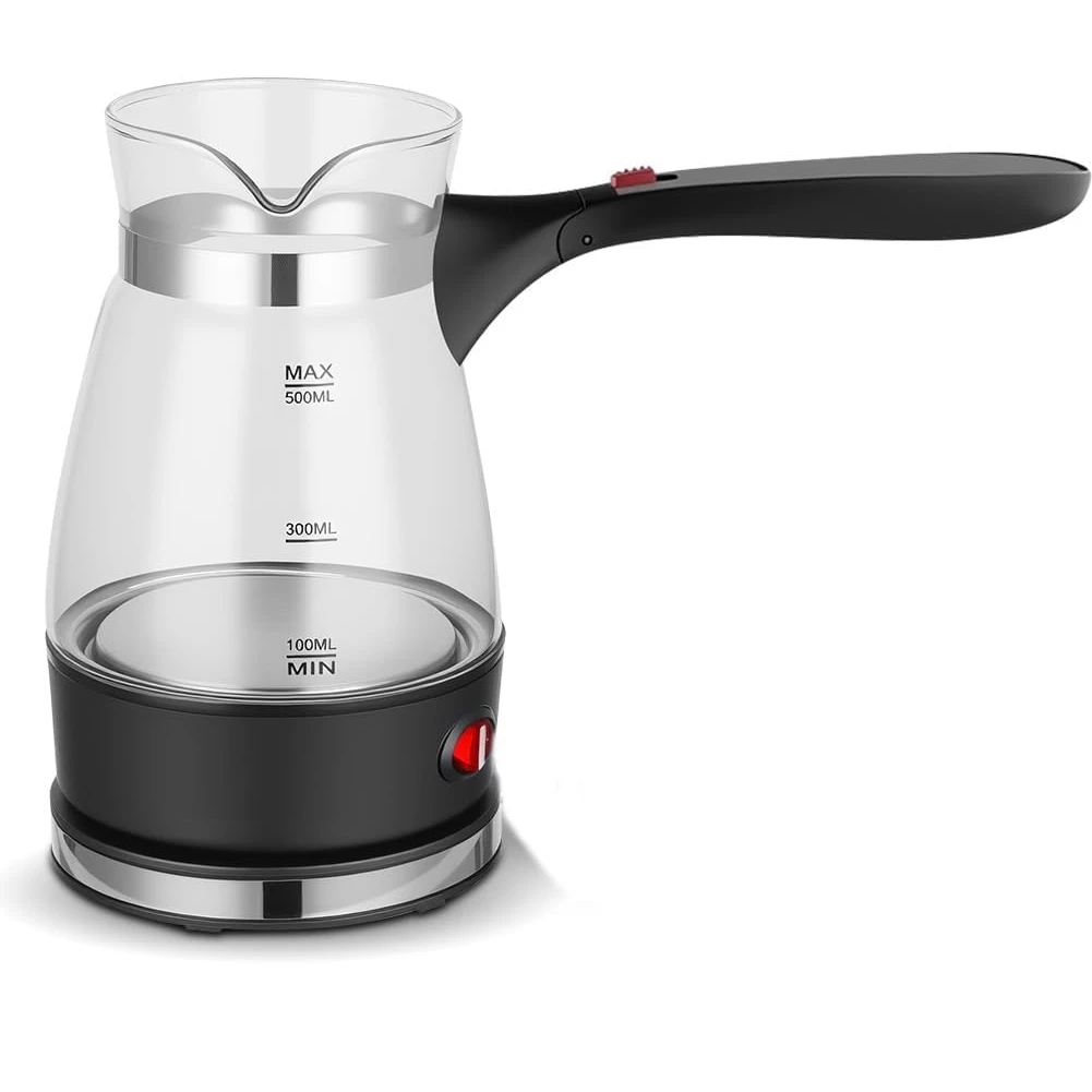 BBNV-Electric Turkish Coffee Machine,Coffee Maker With Handle,500 Ml Electric Coffee Pot,Espresso Maker,For Tea,Mocha Eu Plug
BBNV-Electric Turkish Coffee Machine,Coffee Maker With Handle,500 Ml Electric Coffee Pot,Espresso Maker,For Tea,Mocha Eu Plug