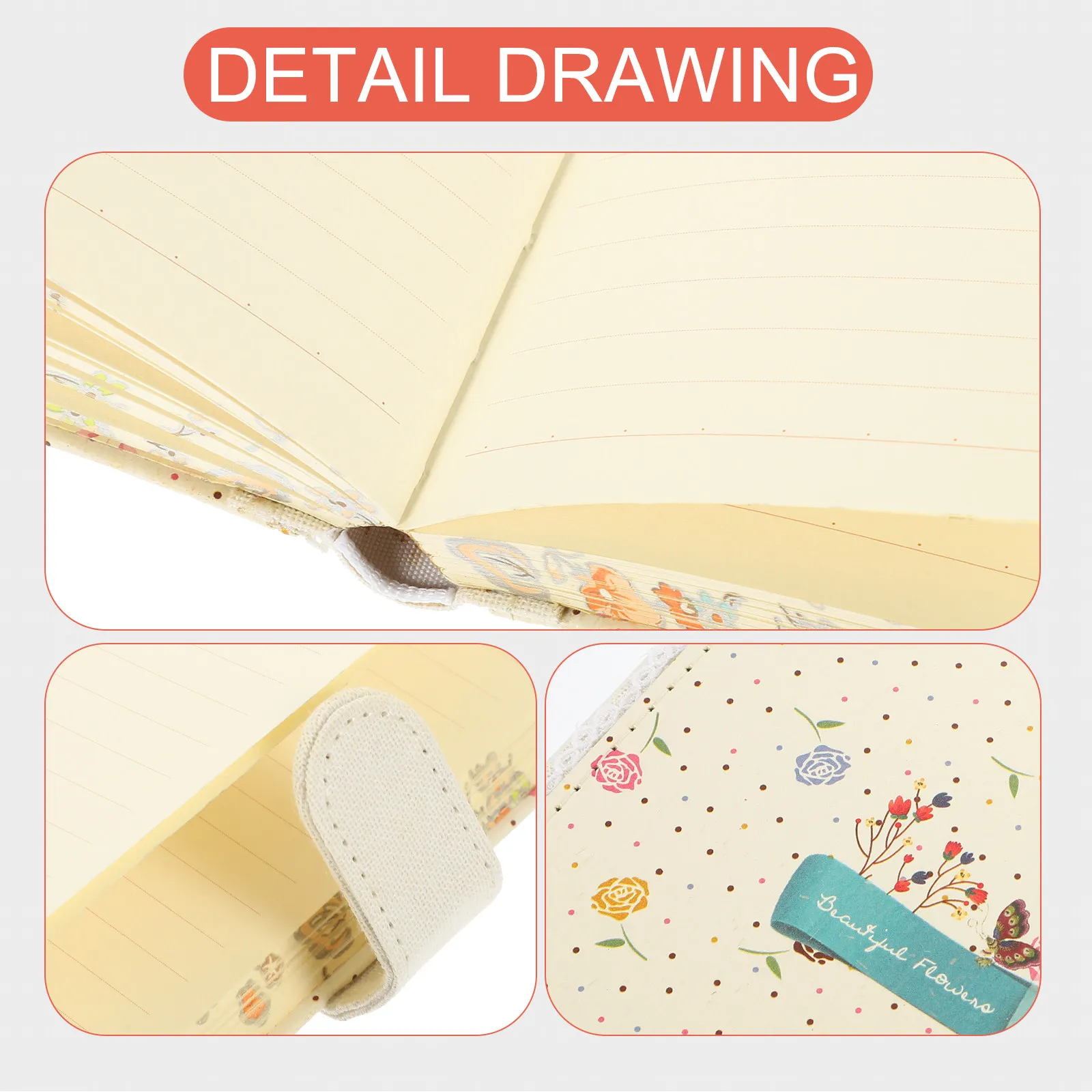 Floral Pattern Hardcover Notebook Magnetic Clasp Journal Diary Sweet Travel Design Literature Art Books Gifts For Girls
Floral Pattern Hardcover Notebook Magnetic Clasp Journal Diary Sweet Travel Design Literature Art Books Gifts For Girls