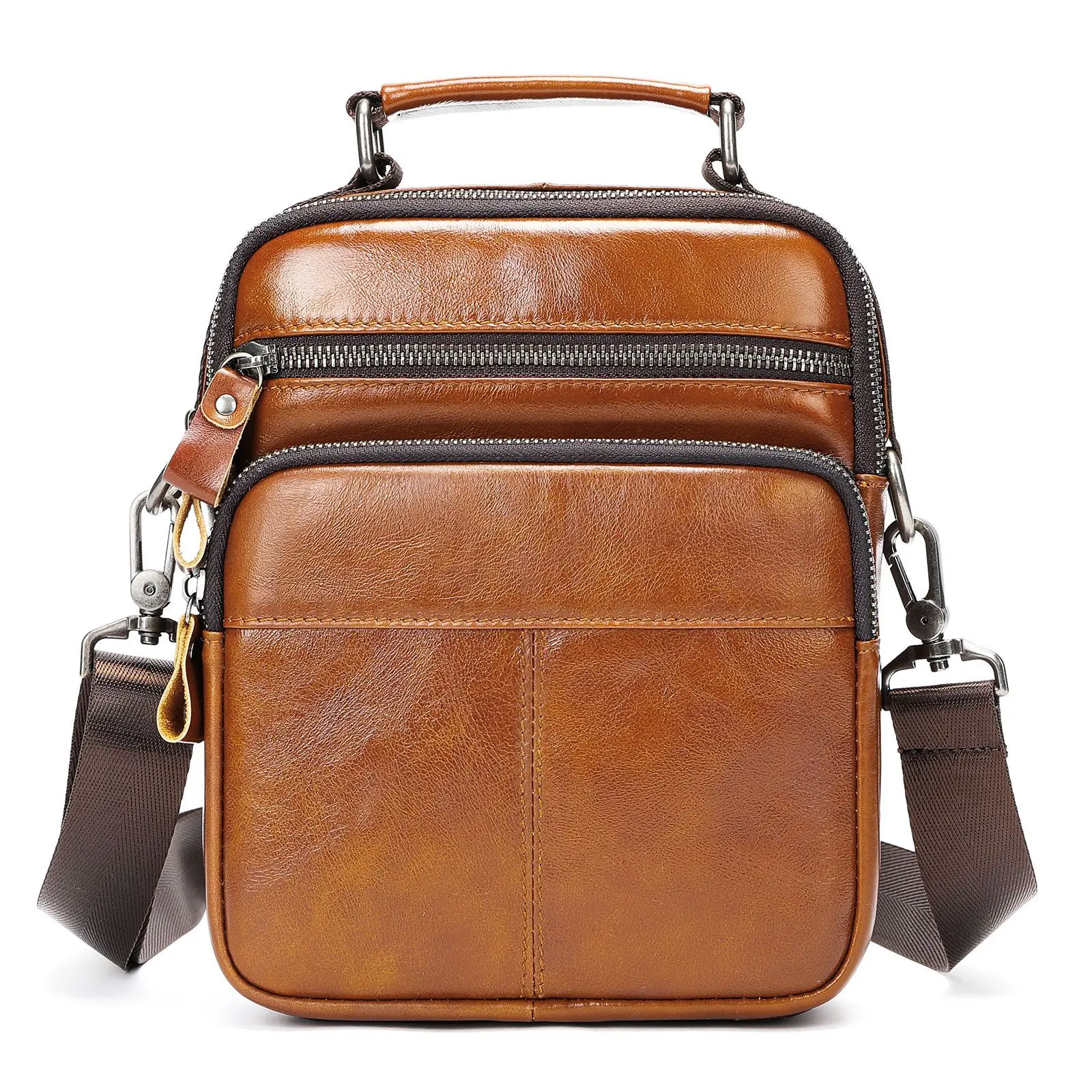 Fashionable High Quality Large Capacity Crossbody Bag Men's Trendy Business Shoulder Bag Genuine Leather Handbag
Fashionable High Quality Large Capacity Crossbody Bag Men's Trendy Business Shoulder Bag Genuine Leather Handbag