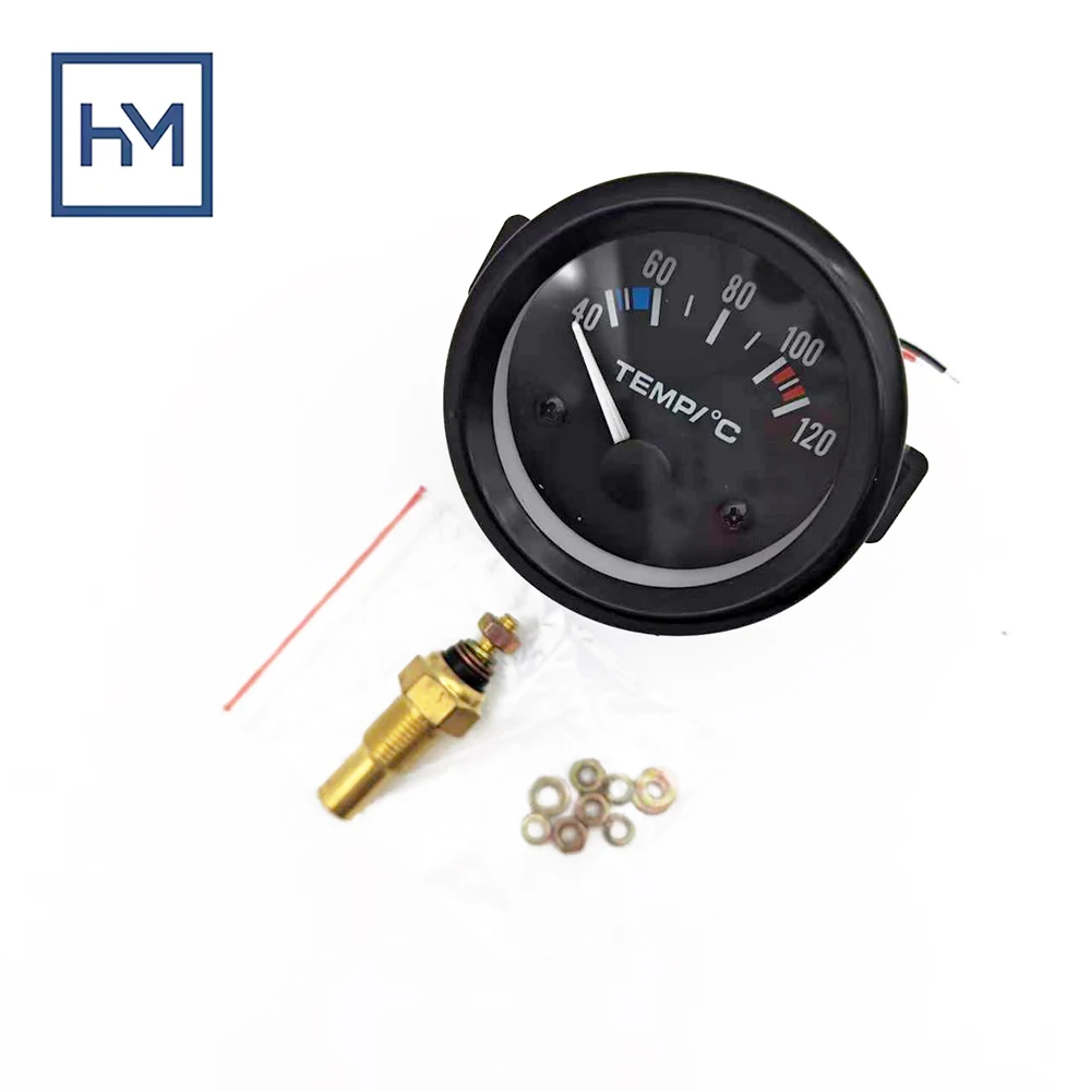 52mm 2" Water Temp Gauge 40-120℃ Universal Car Water Temperature Gauge Kit with Sensor
52mm 2" Water Temp Gauge 40-120℃ Universal Car Water Temperature Gauge Kit with Sensor