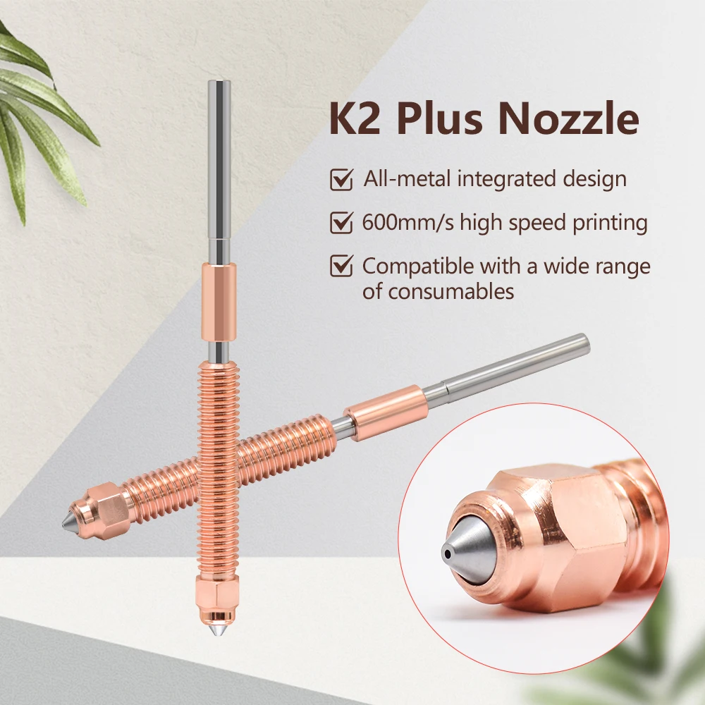 Модернизированный комплект нагревательного блока сопла K2 Plus, быстросменное сопло 0,4/0,6/0,8 мм 350 ° C Высокая термостойкость Новые детали 3D-принтера
Модернизированный комплект нагревательного блока сопла K2 Plus, быстросменное сопло 0,4/0,6/0,8 мм 350 ° C Высокая термостойкость Новые детали 3D-принтера