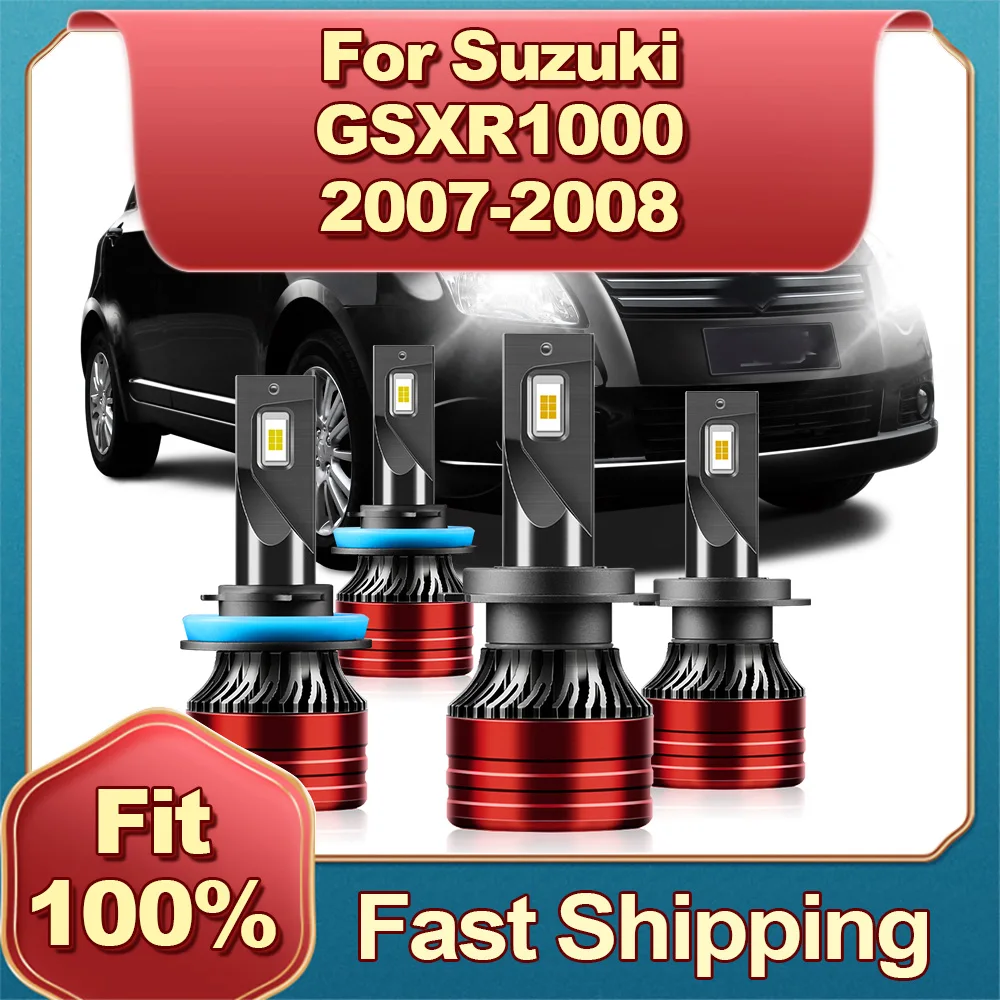 2/4Pcs 6000K Auto Bulb Canbus Led Lamp 30000LM CSP Chip 3570 Car Headlight Fast Speed Cooling Fan For Suzuki GSXR1000 2007 2008
2/4Pcs 6000K Auto Bulb Canbus Led Lamp 30000LM CSP Chip 3570 Car Headlight Fast Speed Cooling Fan For Suzuki GSXR1000 2007 2008
