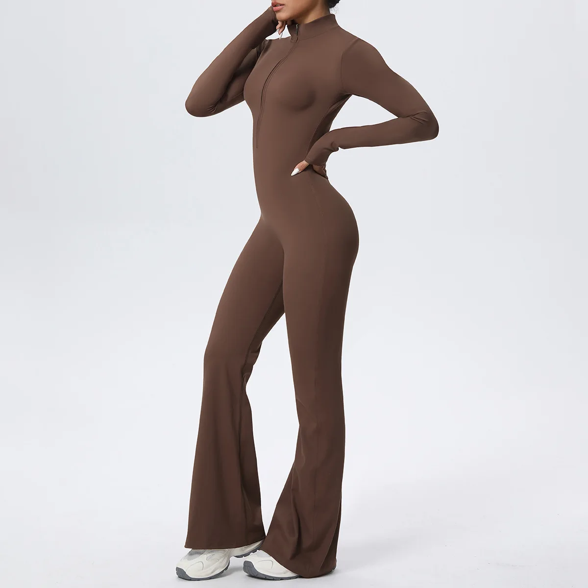 Women's Zipper Yoga Jumpsuit Long Sleeved Sports Bodysuits Fitness One-piece Overalls Gym Tracksuits Female Workout Jumpsuits
Women's Zipper Yoga Jumpsuit Long Sleeved Sports Bodysuits Fitness One-piece Overalls Gym Tracksuits Female Workout Jumpsuits