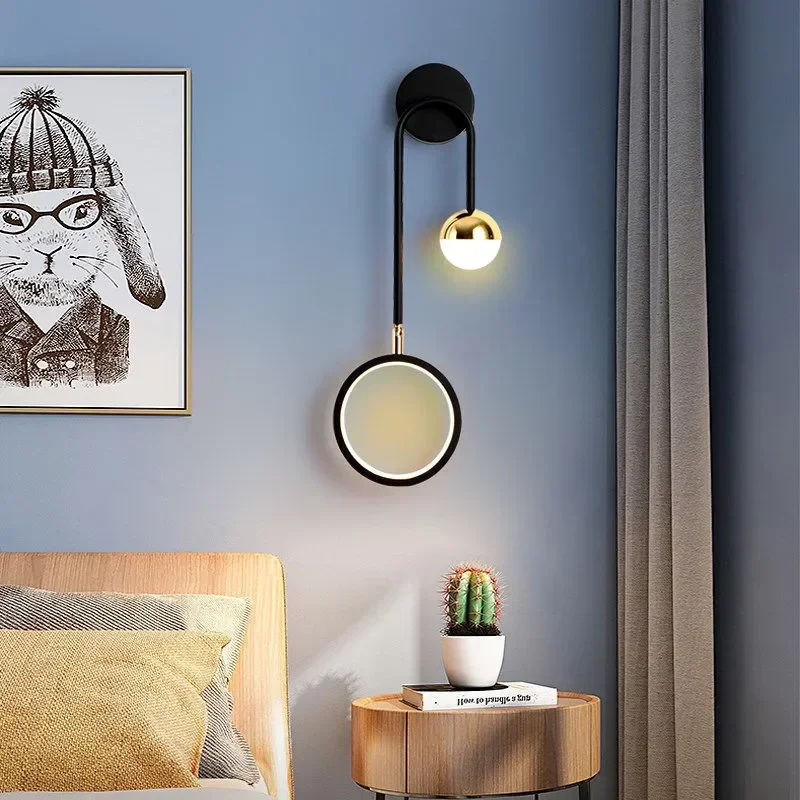 Nordic Bedroom Wall Lamp LED Simple Bedside Wall Light Indoor Living Room Aisle Stars Decor Lighting Creative Home Wall Sconce
Nordic Bedroom Wall Lamp LED Simple Bedside Wall Light Indoor Living Room Aisle Stars Decor Lighting Creative Home Wall Sconce
