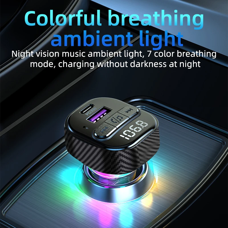 C52 | Автомобильный Bluetooth MP3 | Bluetooth V5.3 | Чтение U-диска | Вызов в режиме громкой связи | USB зарядка: 5 в 3,1 а | Bluetooth FM-передатчик | B
C52 | Автомобильный Bluetooth MP3 | Bluetooth V5.3 | Чтение U-диска | Вызов в режиме громкой связи | USB зарядка: 5 в 3,1 а | Bluetooth FM-передатчик | B