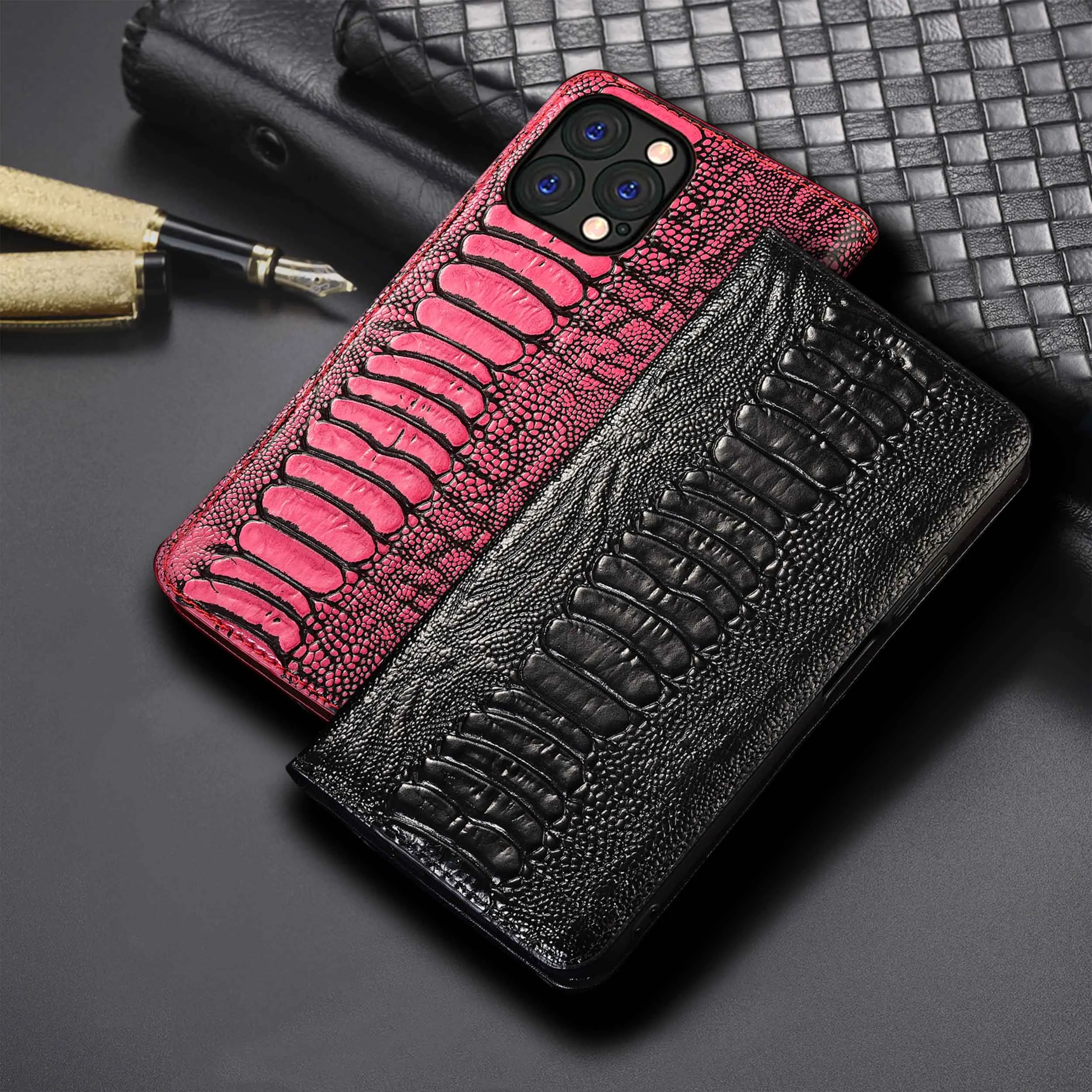 Для Apple iphone 5 6 6S 7 8 X XS XR SE Max Plus узор страусиных ног из натуральной кожи флип-чехол для телефона из воловьей кожи, устойчивый к царапинам
Для Apple iphone 5 6 6S 7 8 X XS XR SE Max Plus узор страусиных ног из натуральной кожи флип-чехол для телефона из воловьей кожи, устойчивый к царапинам